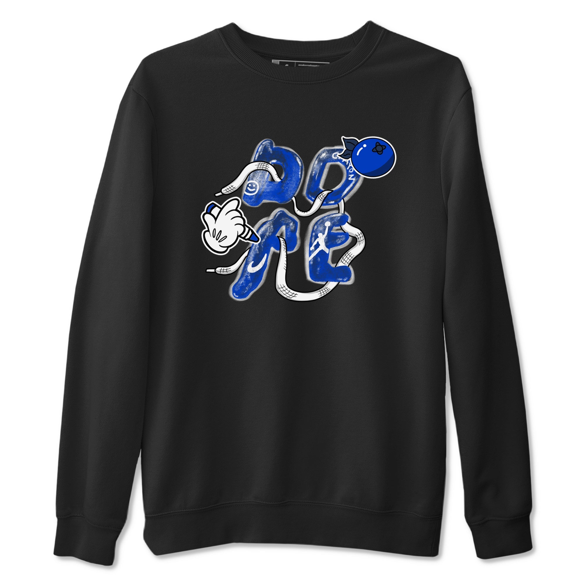 12s Blueberry shirts to match jordans Dope sneaker match tees Air Jordan 12 Blueberry Drip Gear Zone unisex cotton Black 2 crew neck shirts