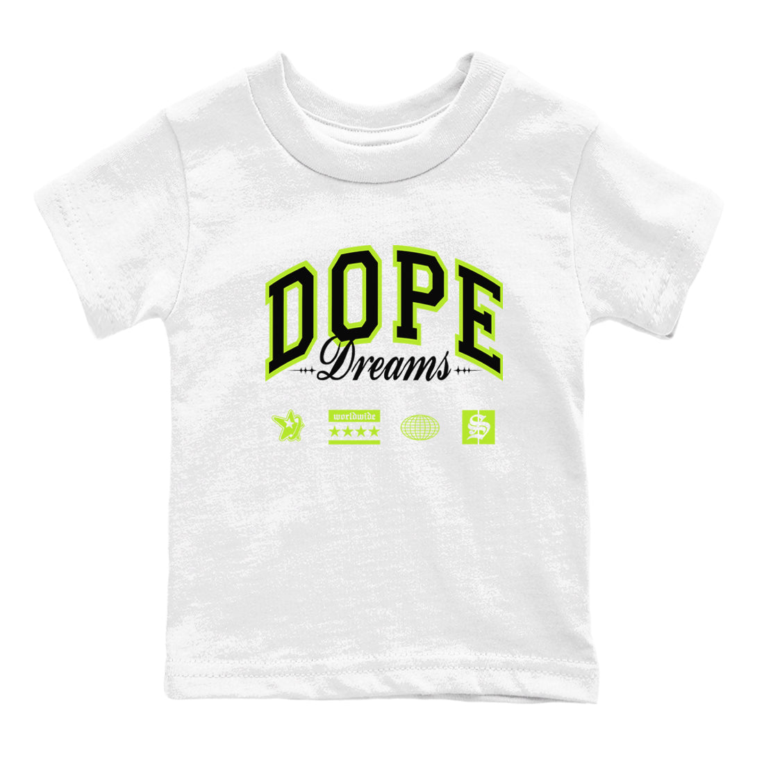 AF1 Volt shirts to match jordans Dope Dreams sneaker match tees Air Force 1 Volt match shoes to clothes Drip Gear Zone Youth Baby White 2 tee