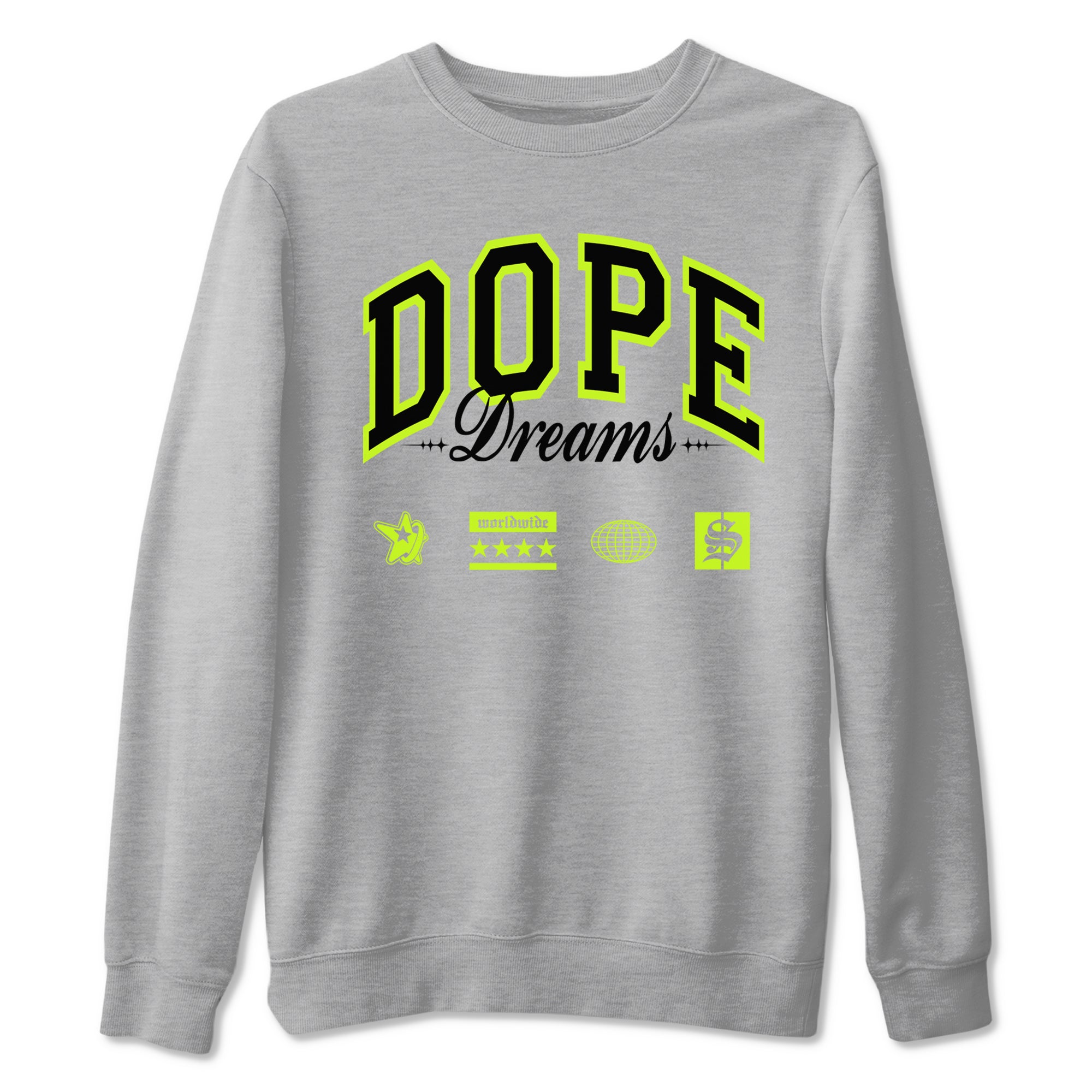 AF1 Volt shirts to match jordans Dope Dreams sneaker match tees Air Force 1 Volt match shoes to clothes Drip Gear Zone unisex cotton Heather Grey 2 shirts