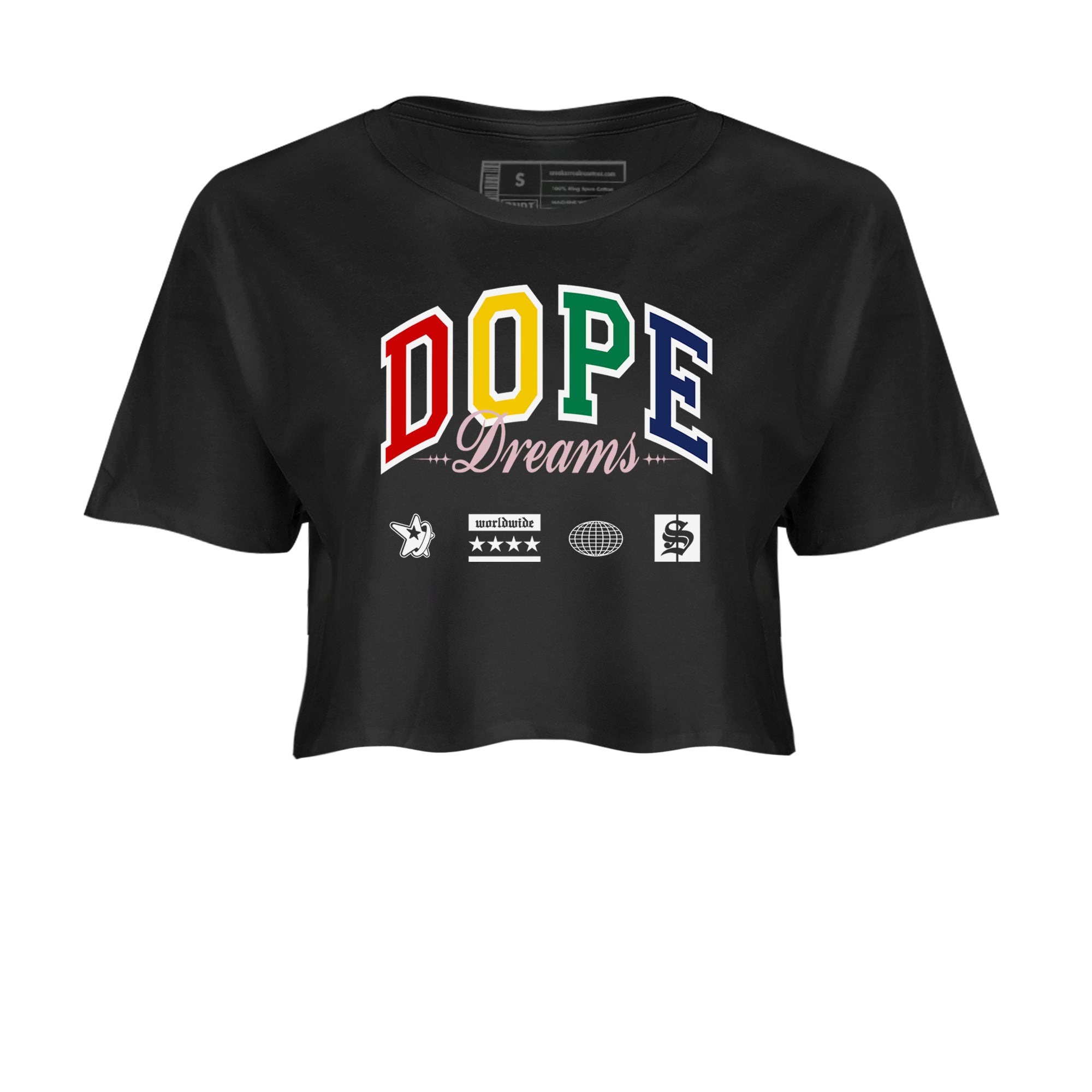 AF 3 Nigo shirtsto match jordans Dope Dreams sneaker match tees Air Force 3 Low x Nigo Blue Void and Tour Yellow match shoes to clothes Drip Gear Zone unisex cotton Black 2 crop tee
