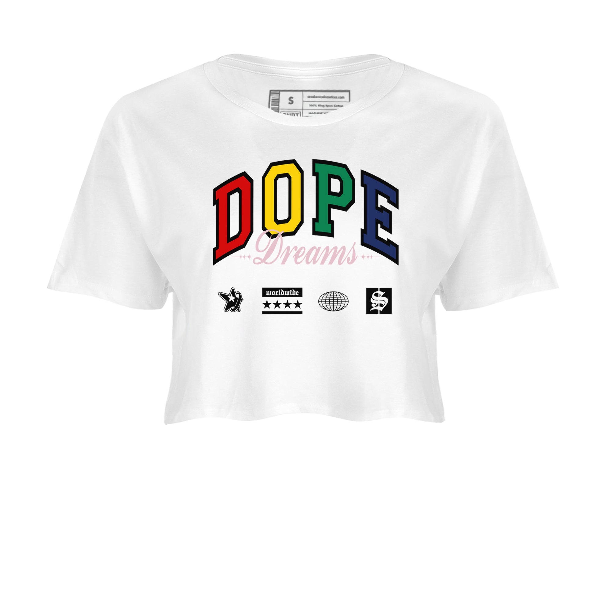AF 3 Nigo shirtsto match jordans Dope Dreams sneaker match tees Air Force 3 Low x Nigo Blue Void and Tour Yellow match shoes to clothes Drip Gear Zone unisex cotton White 2 crop tee
