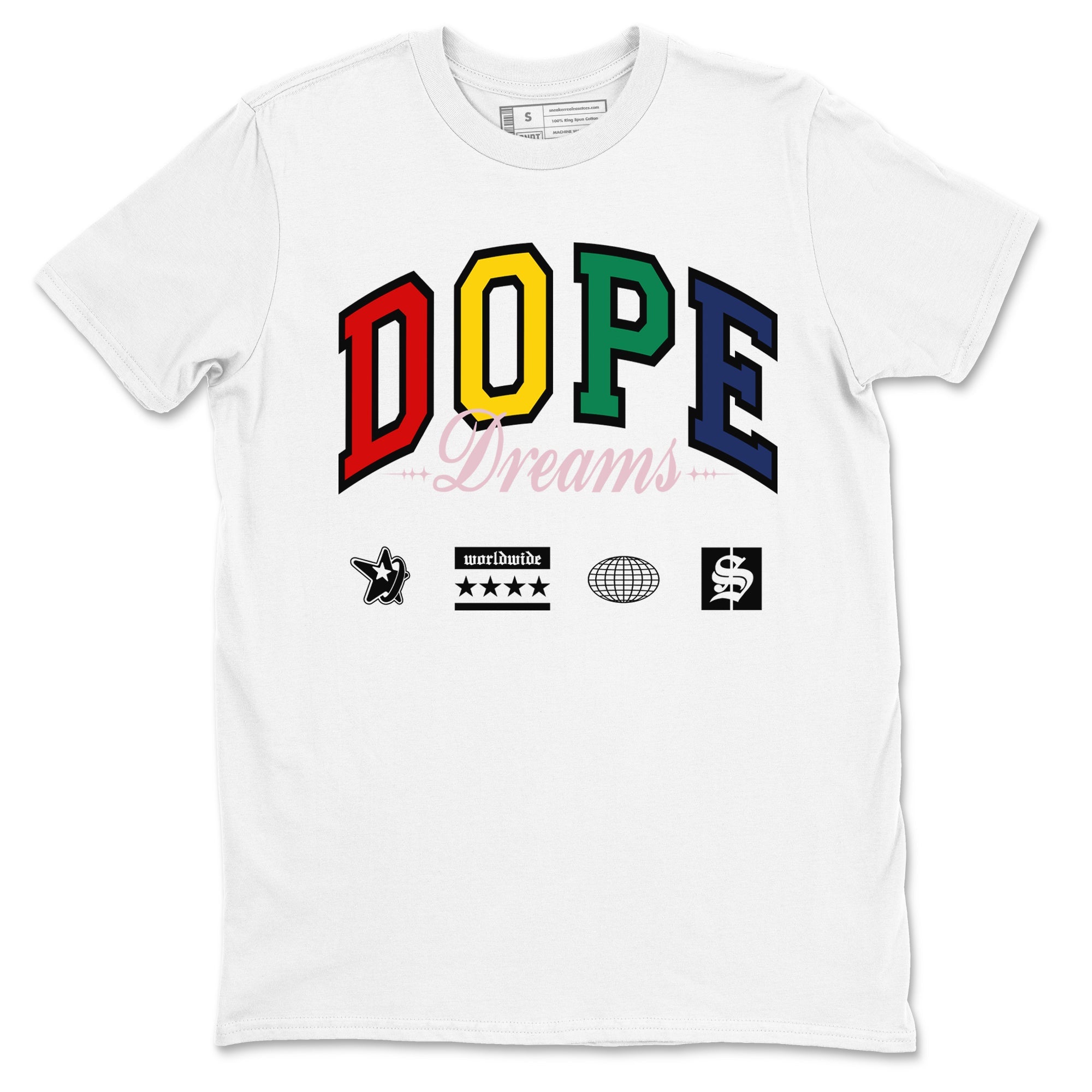 AF 3 Nigo shirtsto match jordans Dope Dreams sneaker match tees Air Force 3 Low x Nigo Blue Void and Tour Yellow match shoes to clothes Drip Gear Zone unisex cotton White 2 shirts