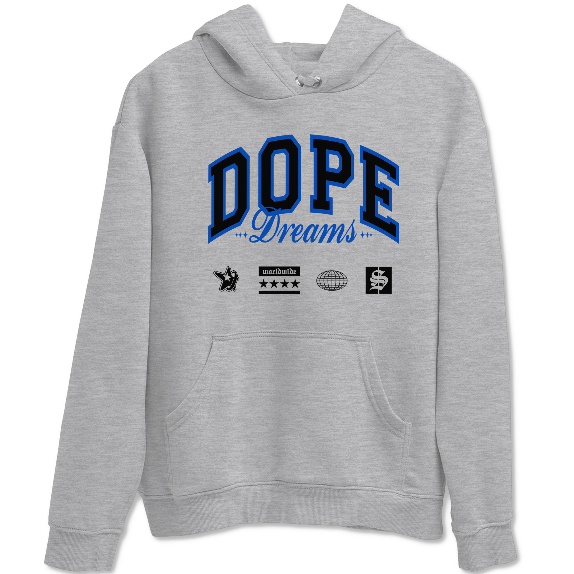 1s Game Royal shirts to match jordans Dope Dreams sneaker match tees Air Jordan 1 Game Royal Drip Gear Zone unisex cotton Heather Grey 2 crew neck shirts
