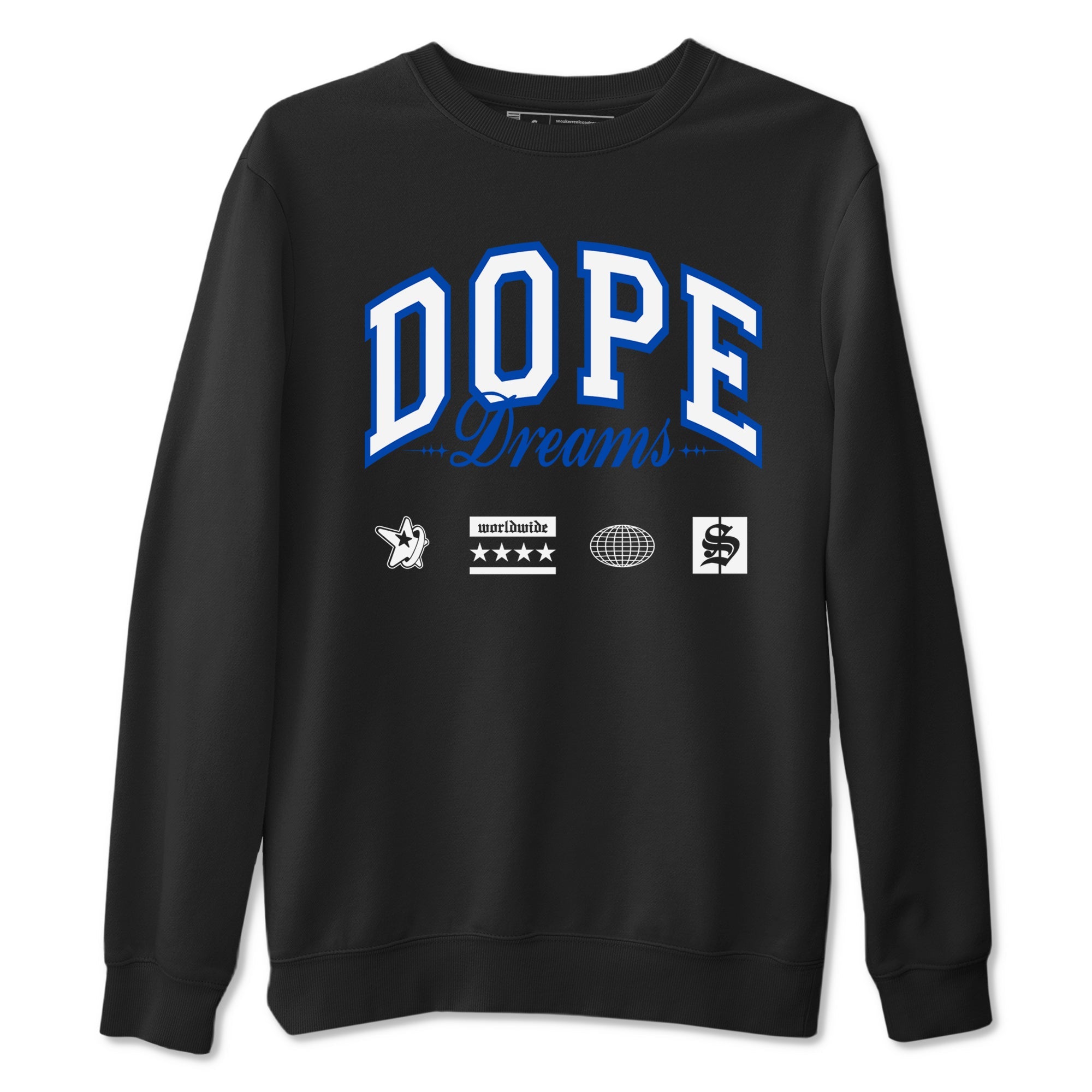 1s Game Royal shirts to match jordans Dope Dreams sneaker match tees Air Jordan 1 Game Royal Drip Gear Zone unisex cotton Black 2 crew neck shirts