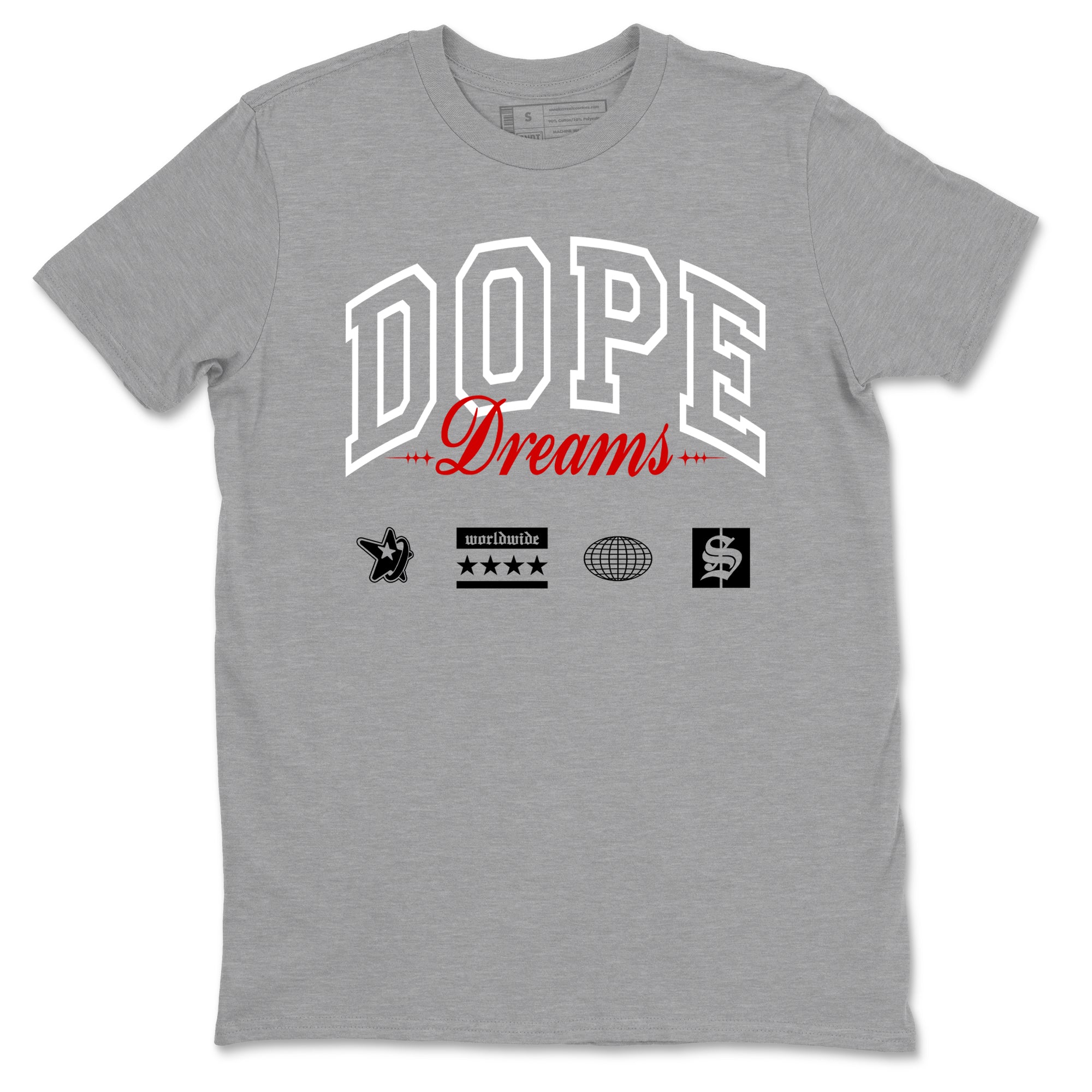 Air Jordan 14 Black Toe t shirts to match sneakers Dope Dreams sneaker match tees 14s Black Toe sneaker match tee Drip Gear Zone unisex cotton Heather Grey 2 shirts