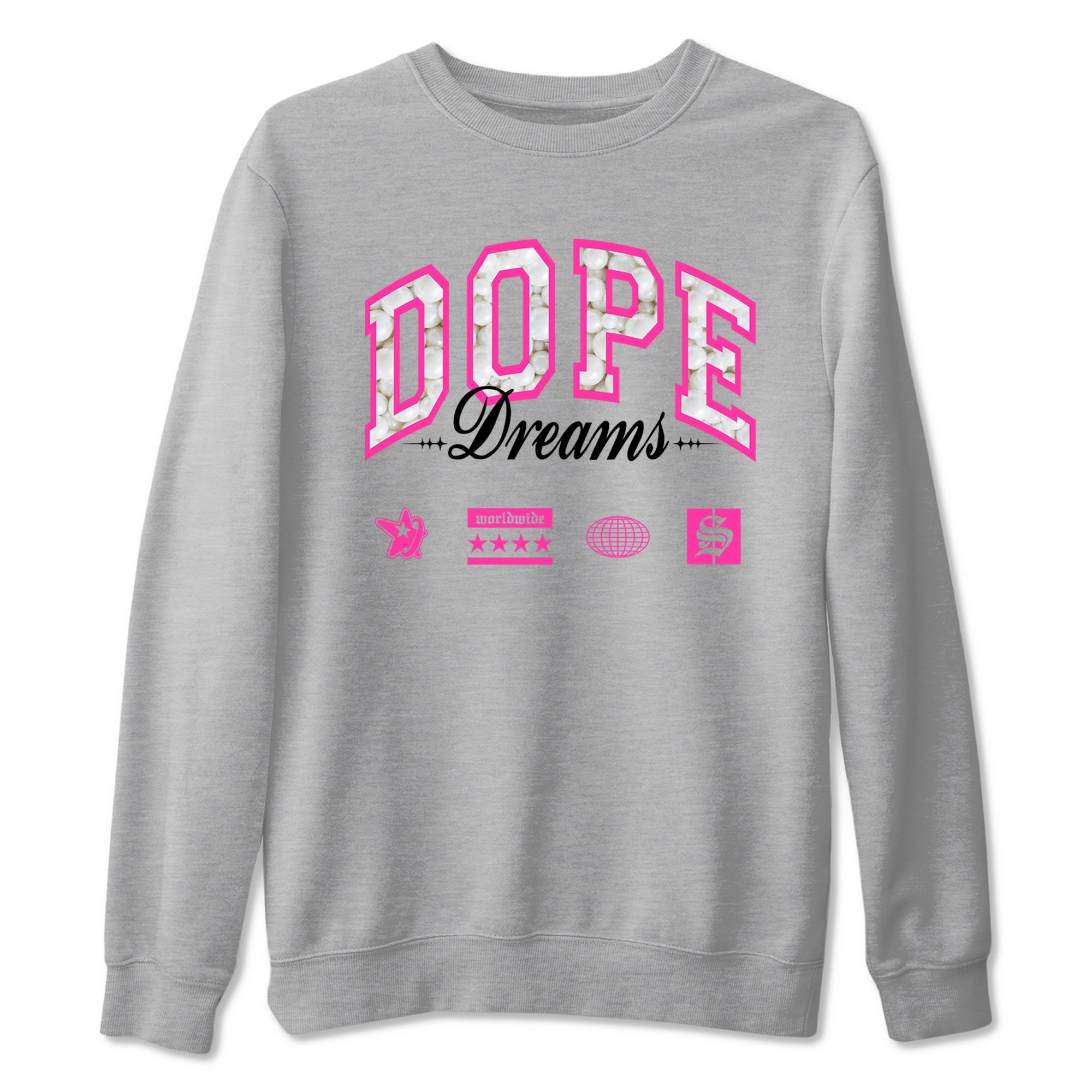 Nike KD 4 Retro Aunt Pearl shirts to match jordans Dope Dreams sneaker match tees Nike KD 4 Aunt Pearl match shoes to clothes Drip Gear Zone unisex cotton Heather Grey 2 shirts