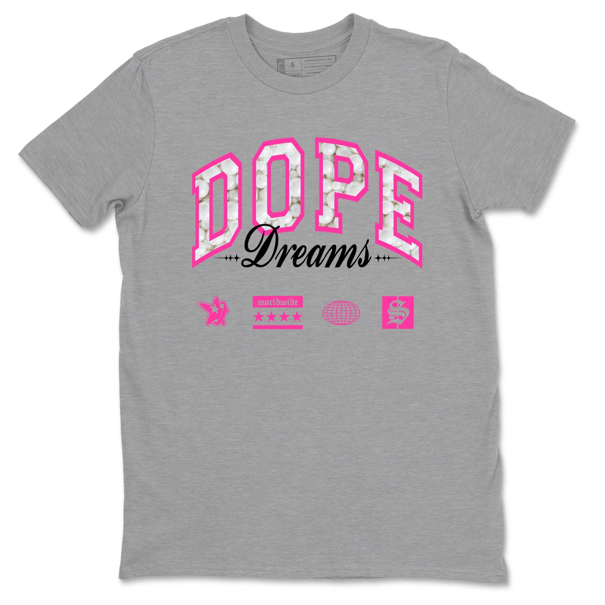 Nike KD 4 Retro Aunt Pearl shirts to match jordans Dope Dreams sneaker match tees Nike KD 4 Aunt Pearl match shoes to clothes Drip Gear Zone unisex cotton Heather Grey 2 shirts