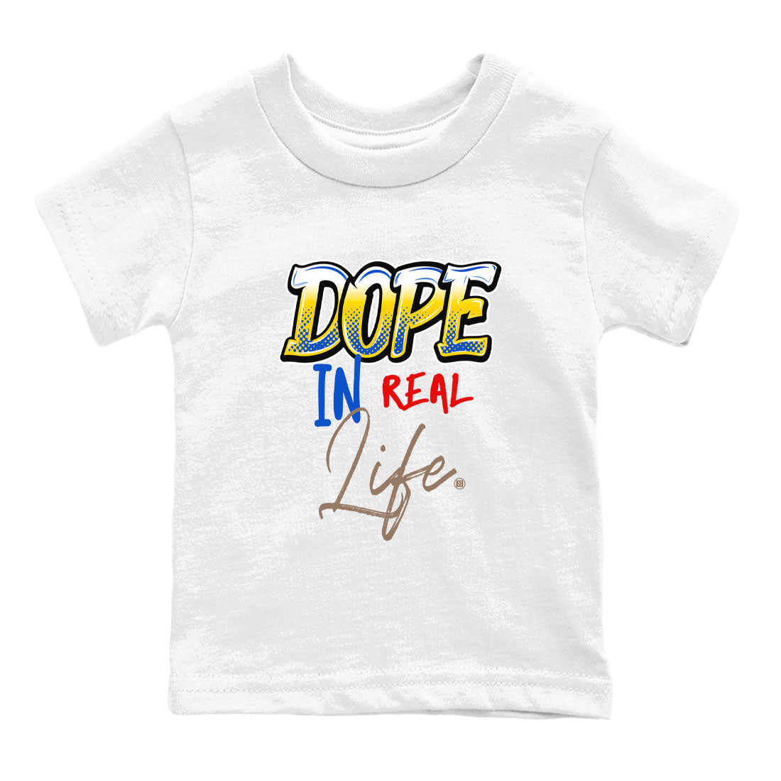 Air Jordan 1 Travis Scott Canary shirt to match jordans Dope In Real Life sneaker tees Air Jordan 1 Low x Travis Scott x Canary Drip Gear Zone baby toddler White 2 cotton Shirt