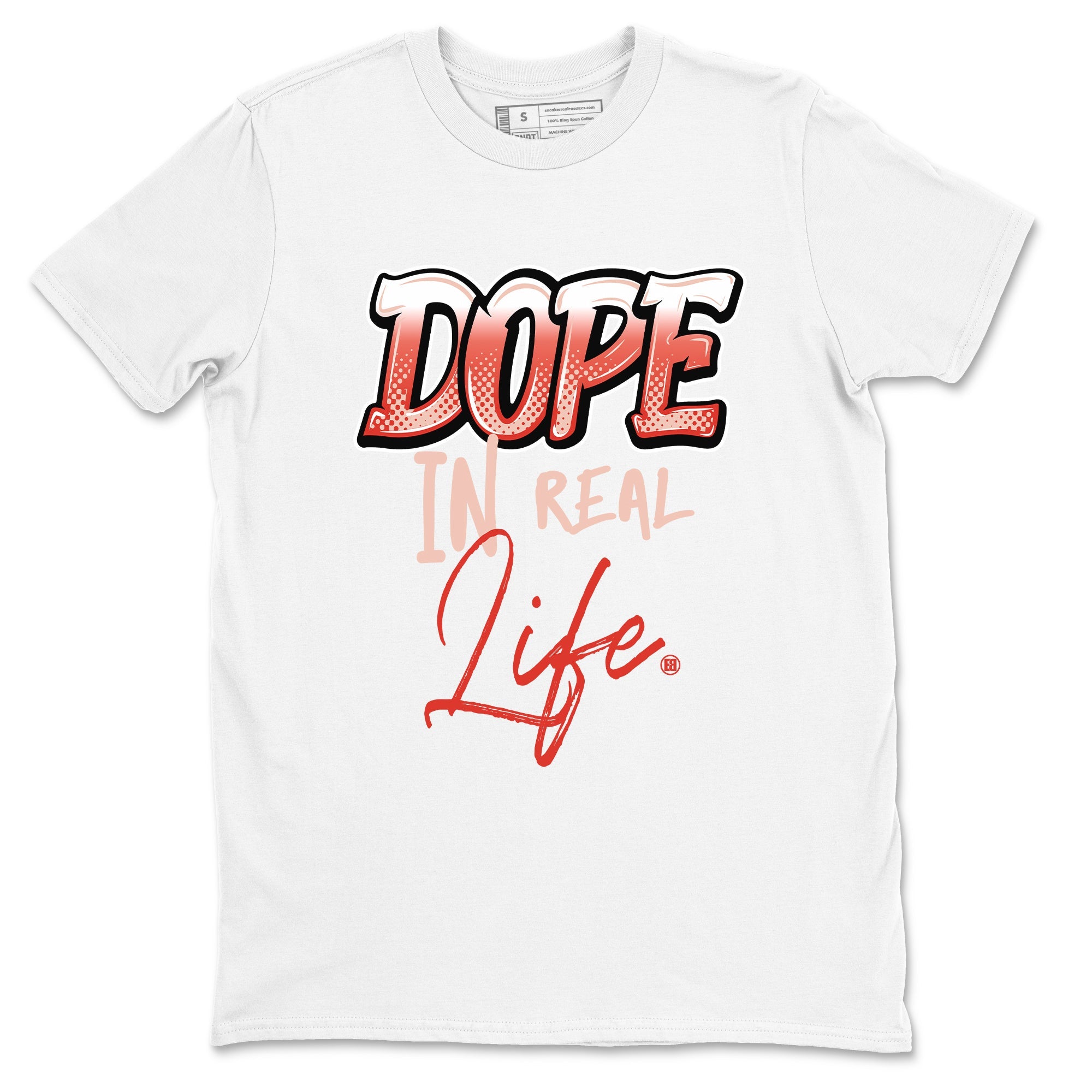 13s Dune Red shirts to match jordans Dope In Real Life sneaker match tees Air Jordan 13 Dune Red Drip Gear Zone streetwear brand White 2 unisex cotton tee