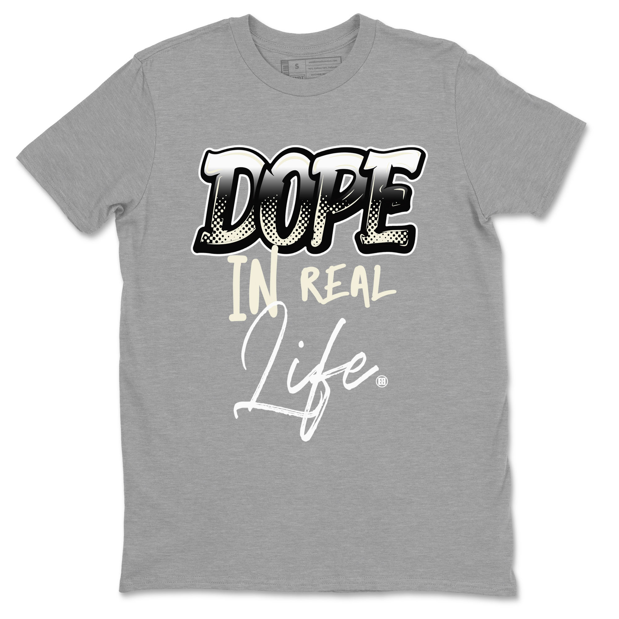 AJ5 Sail shirt to match jordans Dope In Real Life sneaker tees Air Jordan 5 Sail Drip Gear Zone unisex cotton Heather Grey 2 crew neck shirt
