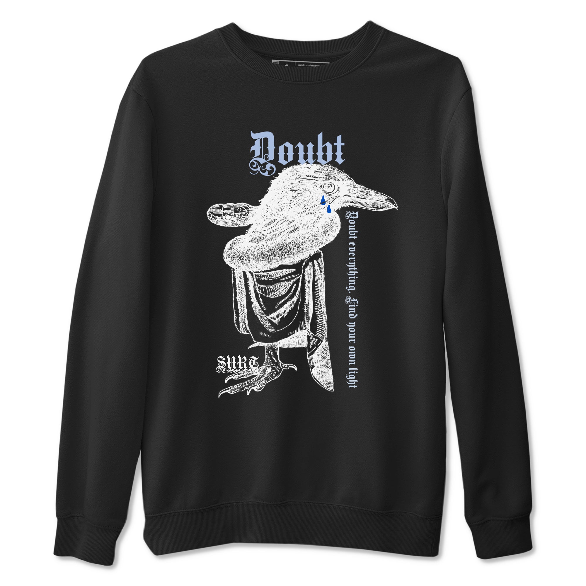 11s Low Space shirt to match jordans Doubt Everything sneaker tees Air Jordan 11 Low Space Drip Gear Zone unisex cotton Black 2 crew neck shirt