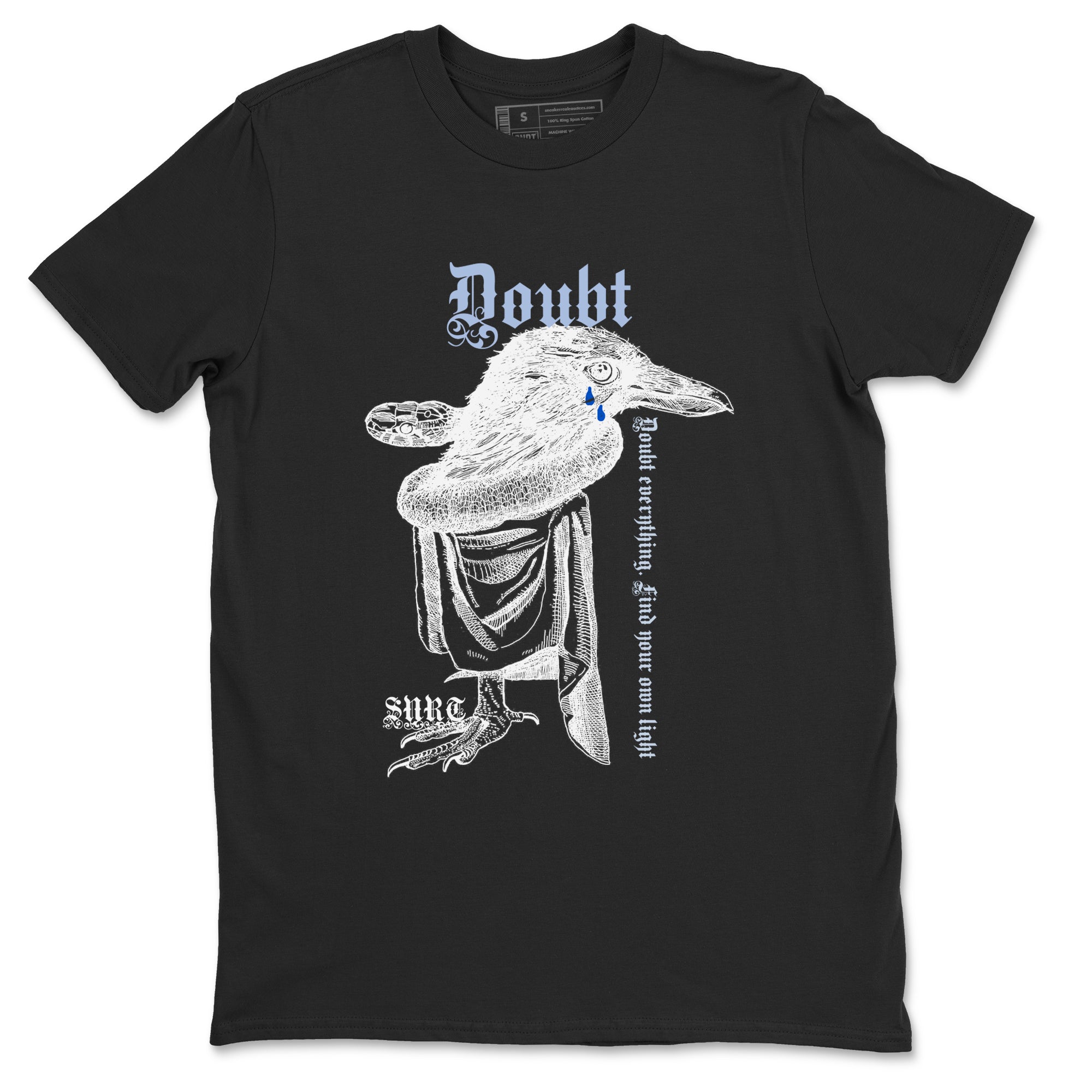 11s Low Space shirt to match jordans Doubt Everything sneaker tees Air Jordan 11 Low Space Drip Gear Zone unisex cotton Black 2 crew neck shirt