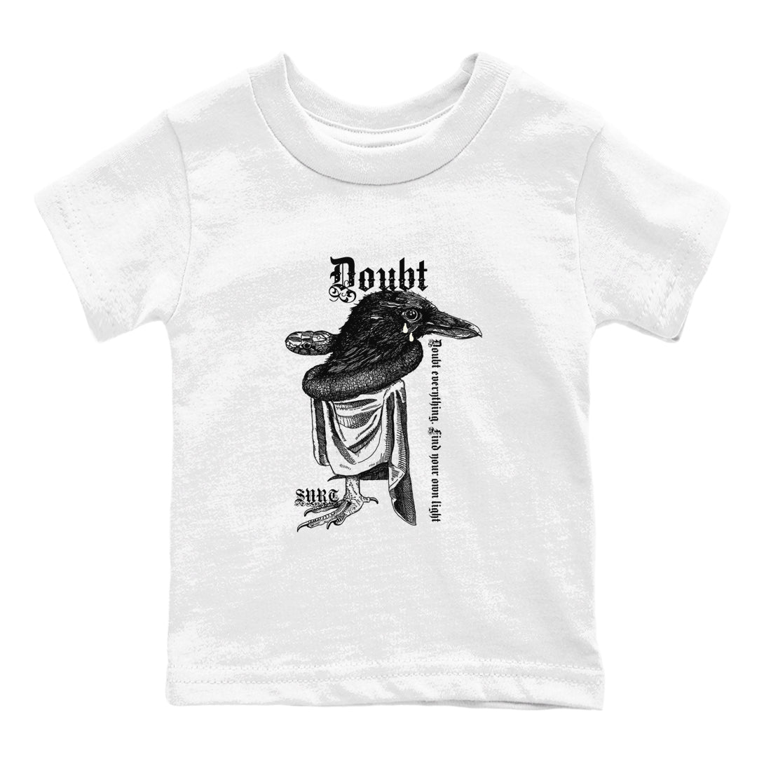 5s Sail shirt to match jordans Doubt Everything sneaker tees Air Jordan 5 Sail Drip Gear Zone baby toddler White 2 cotton Shirt