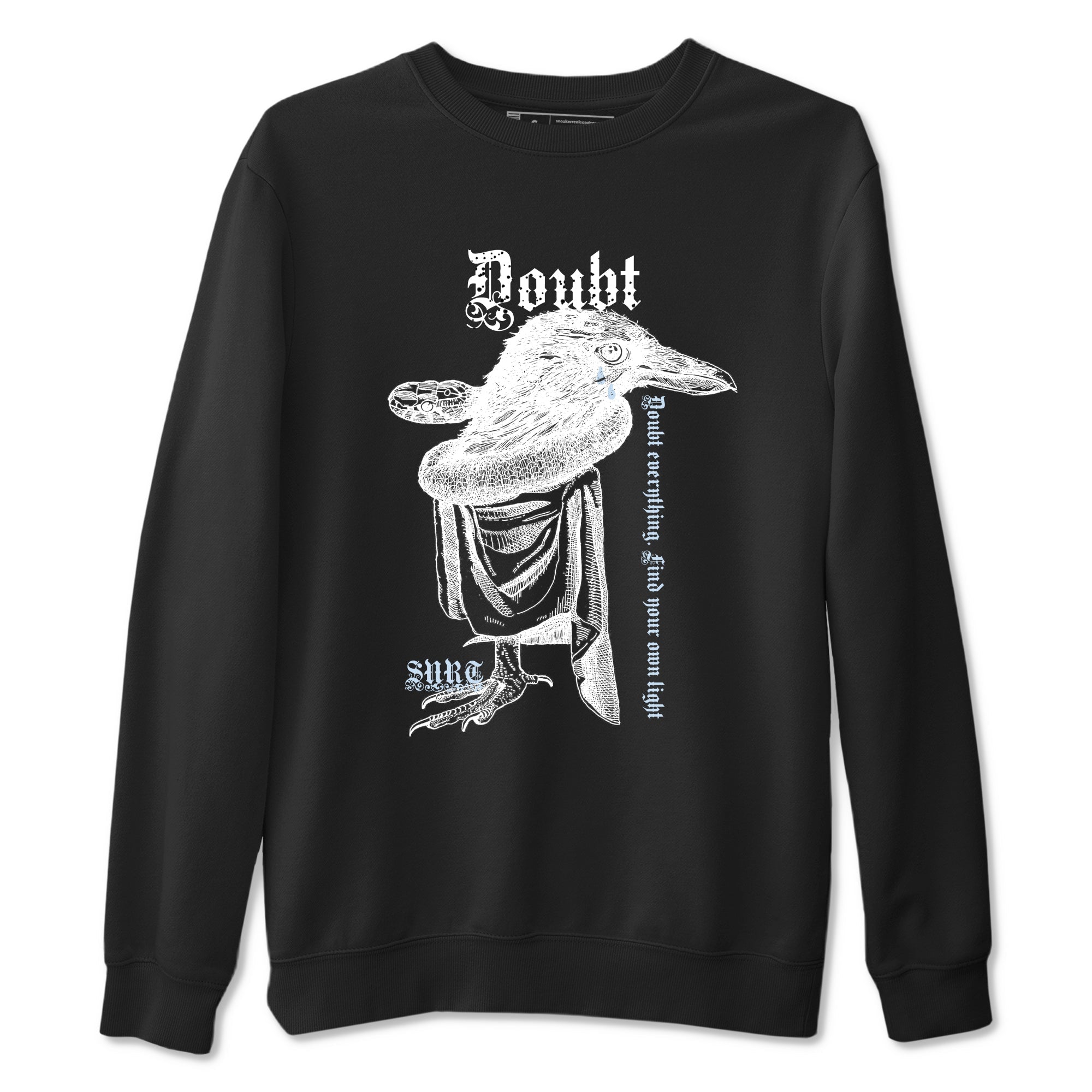 6s White Black shirt to match jordans Doubt Everything sneaker tees Air Jordan 6 White Black Drip Gear Zone unisex cotton Black 2 crew neck shirt