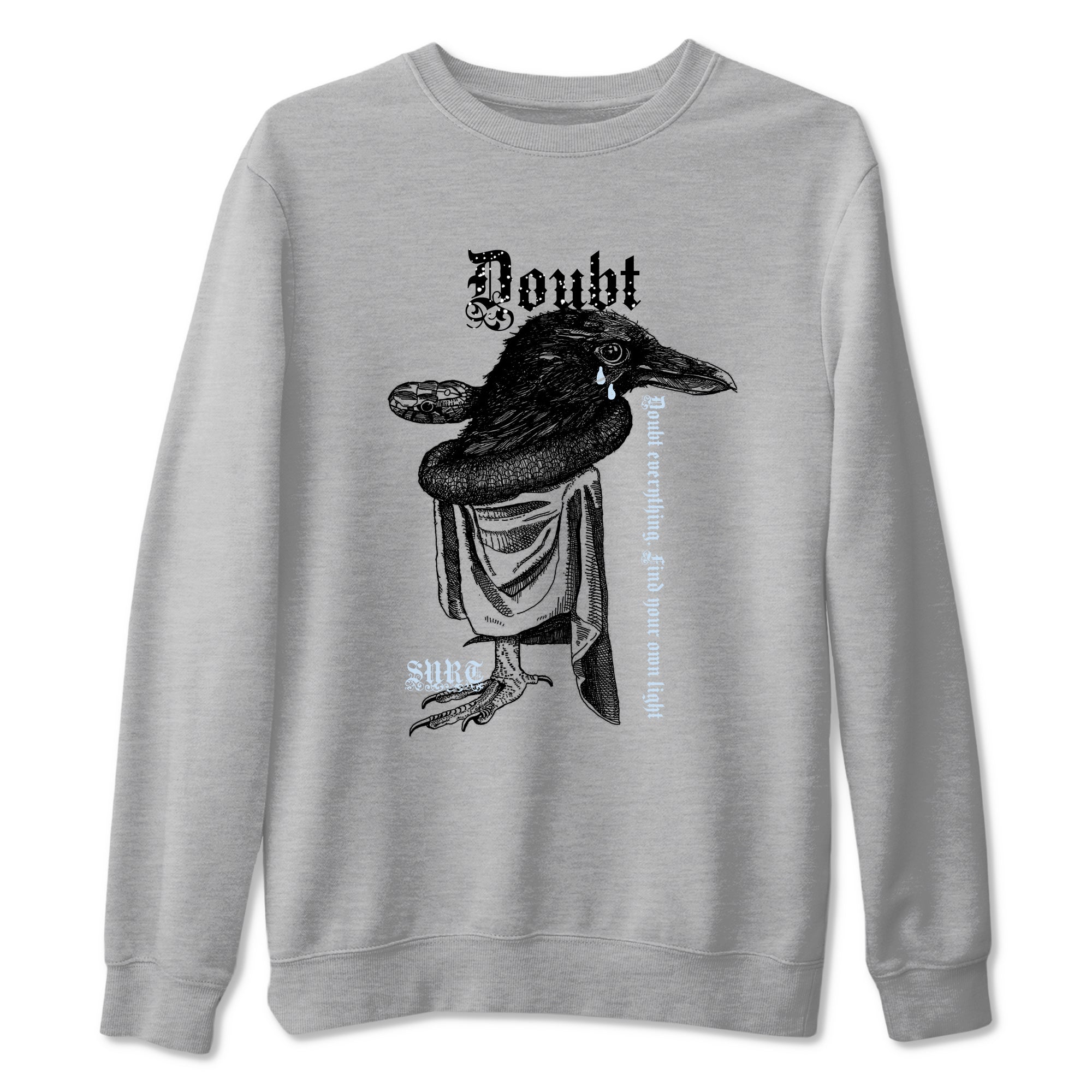 6s Reverse Cookies shirt to match jordans Doubt Everything sneaker tees Air Jordan 6 Reverse Cookies Drip Gear Zone unisex cotton Heather Grey 2 crew neck shirt