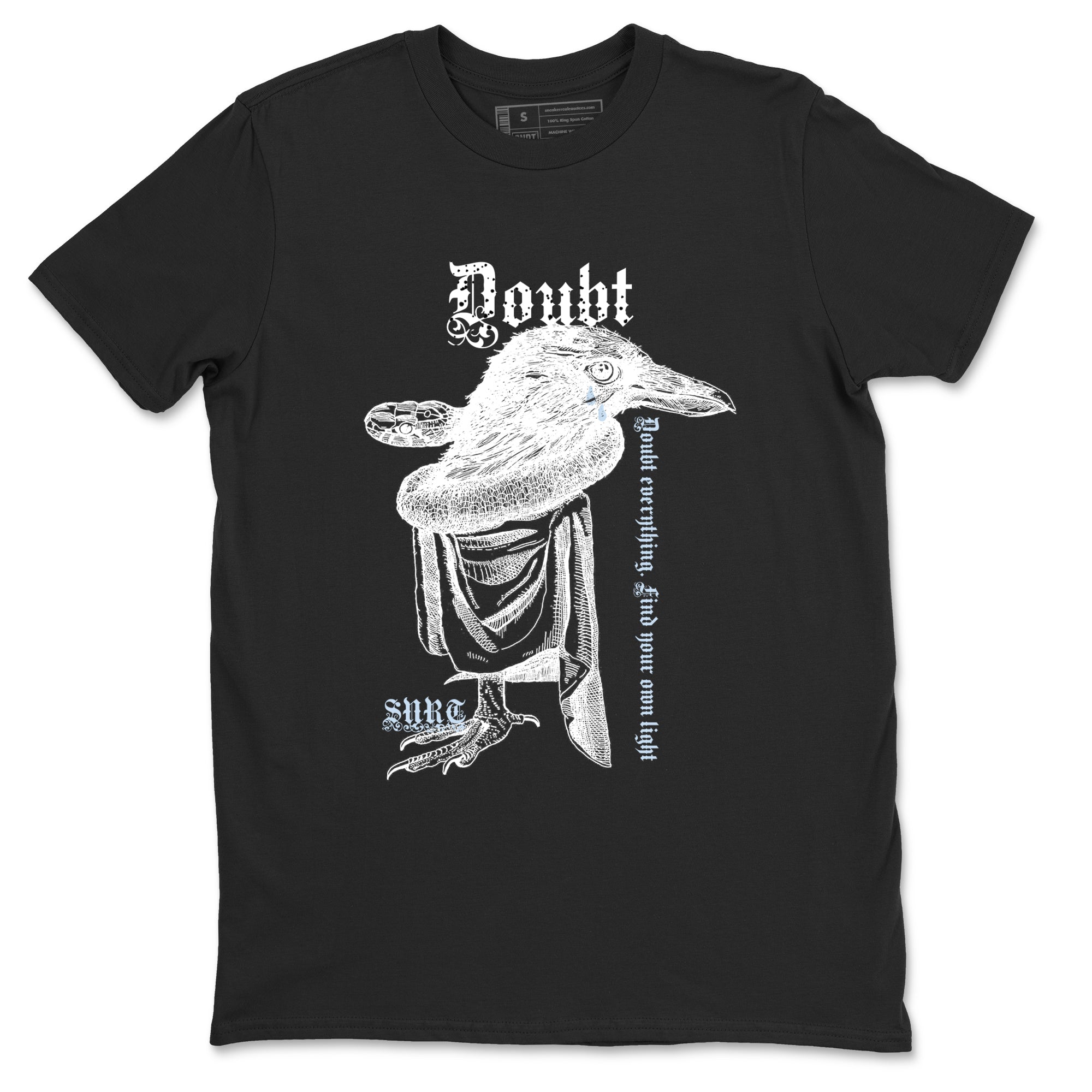 6s White Black shirt to match jordans Doubt Everything sneaker tees Air Jordan 6 White Black Drip Gear Zone unisex cotton Black 2 crew neck shirt