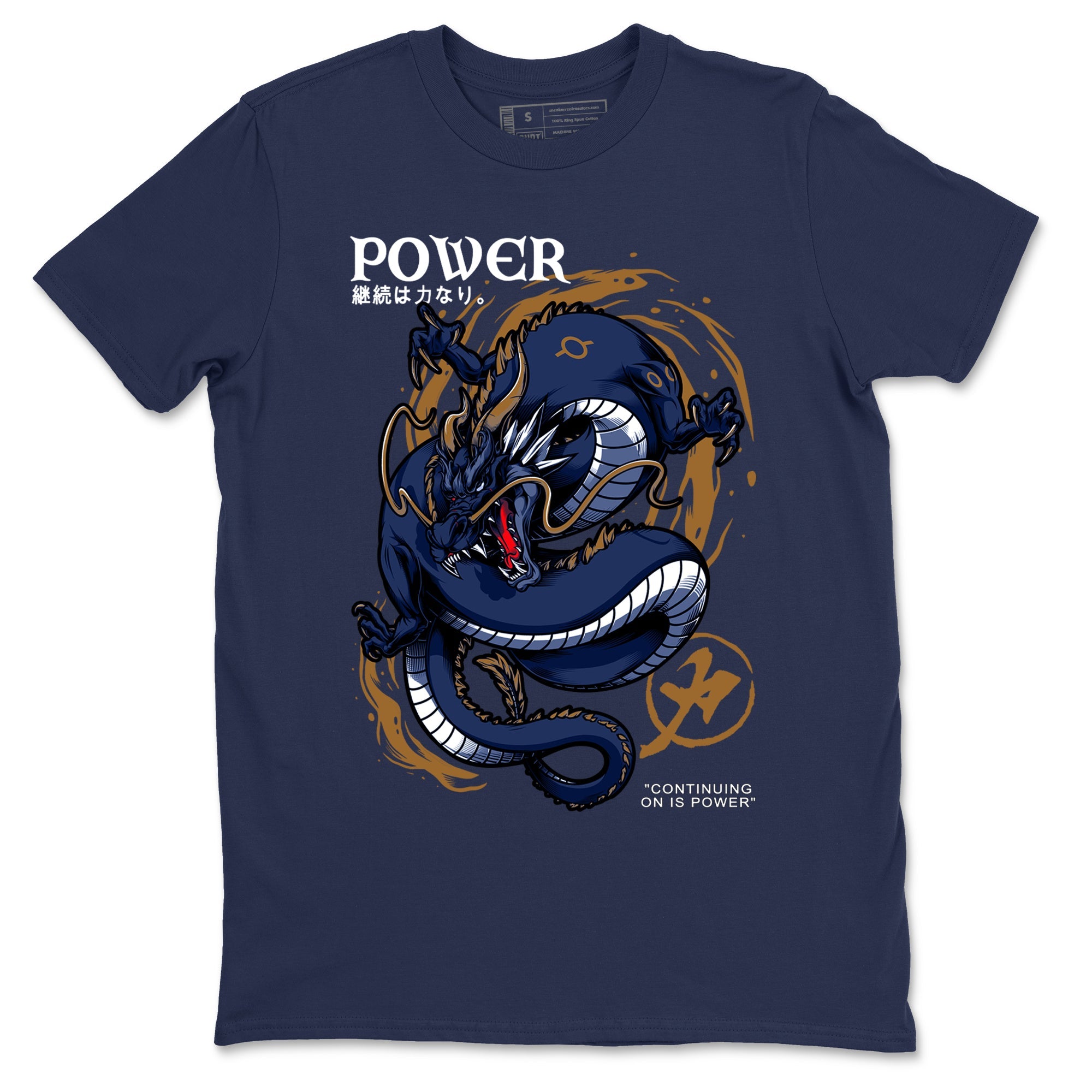 Air Jordan 13 Retro Midnight Navy t shirts to match sneakers Dragon Power sneaker match tees 13s Midnight Navy tee Drip Gear Zone unisex cotton Navy 2 shirts