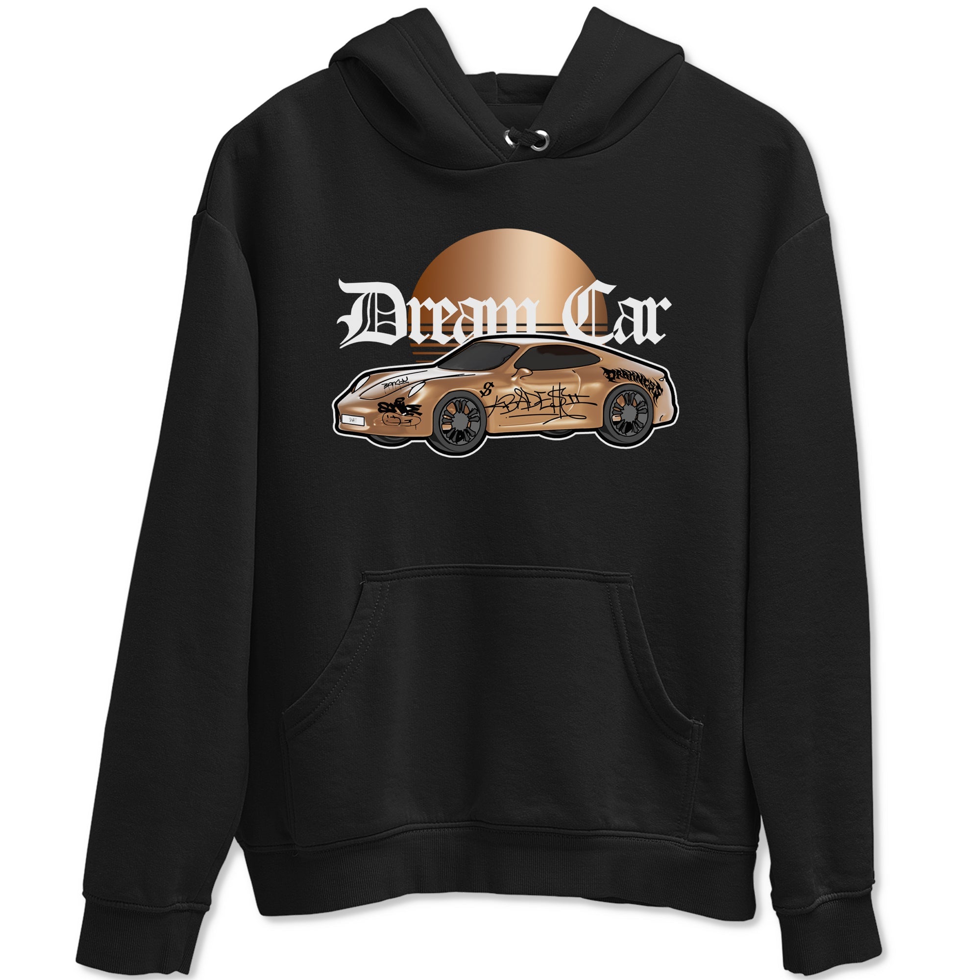 Foams One Metallic Copper shirts to match jordans Dream Car sneaker match tees Air Foamposite One Metallic Copper match shoes to clothes Drip Gear Zone unisex cotton Black 2 shirts