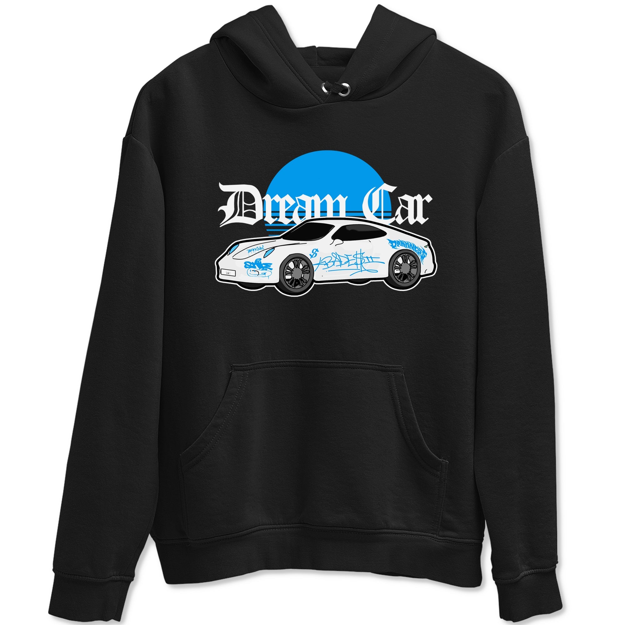 Air Jordan 4 Industrial Blue shirt to match jordans Dream Car sneaker tees Air Jordan 4 Military Blue Drip Gear Zone unisex cotton Black 2 crew neck shirt