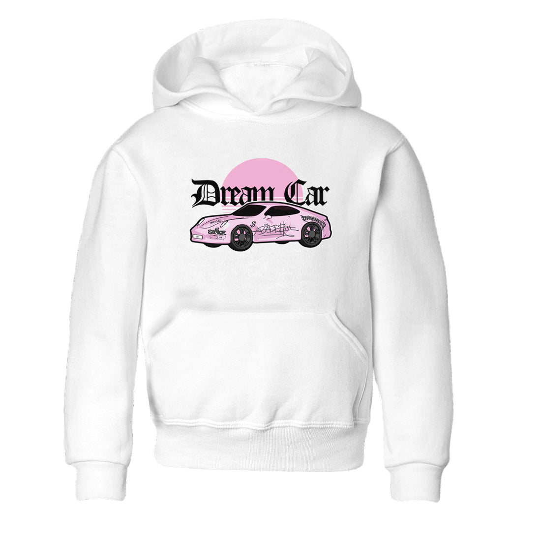 4s Retro Orchid shirts to match jordans Dream Car sneaker match tees Air Jordan 4 WMNS Orchid match shoes to clothes Drip Gear Zone Youth Baby White 2 tee