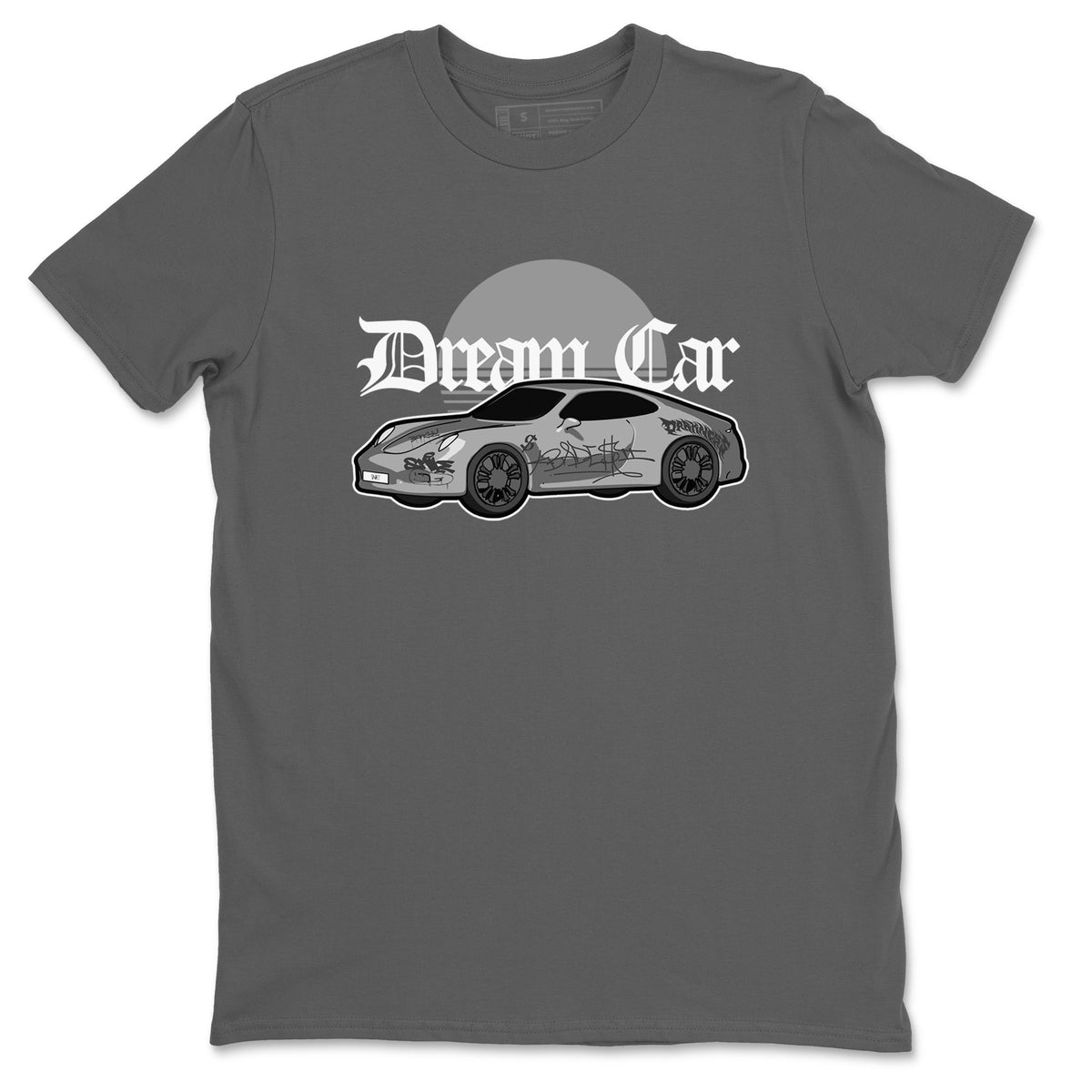 4s Wet Cement shirts to match jordans Dream Car sneaker match tees Air Jordan 4 SE Wet Cement Drip Gear Zone unisex cotton Cool Grey 2 crew neck shirts