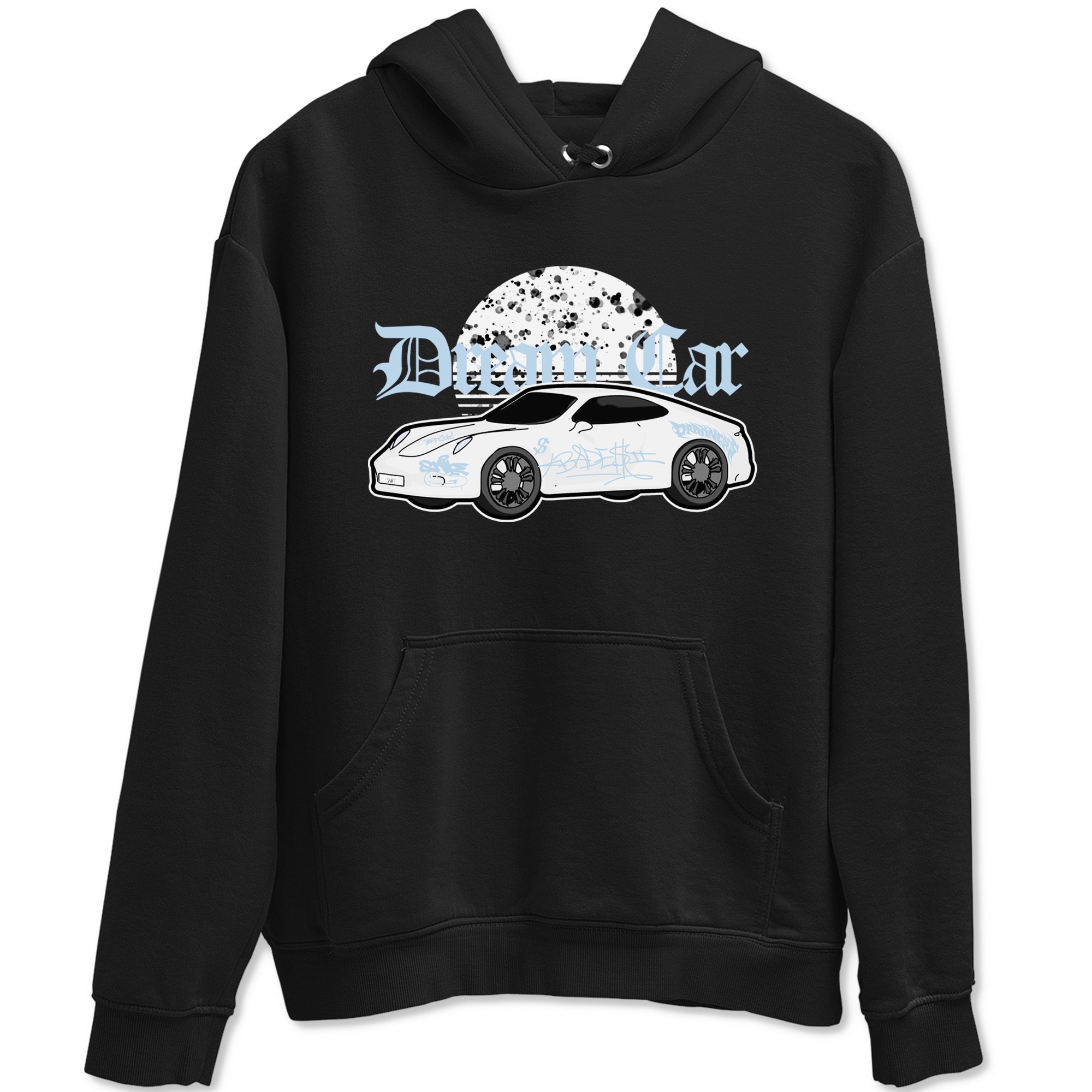 AJ6 White Black shirts to match jordans Dream Car sneaker match tees Air Jordan 6 White Black Drip Gear Zone streetwear brand Black 2 unisex cotton tee