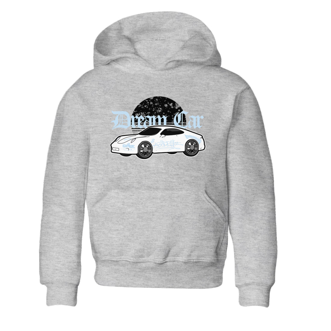 AJ6 White Black shirts to match jordans Dream Car sneaker match tees Air Jordan 6 White Black Drip Gear Zone streetwear brand Baby and Youth Heather Grey 2 cotton tee