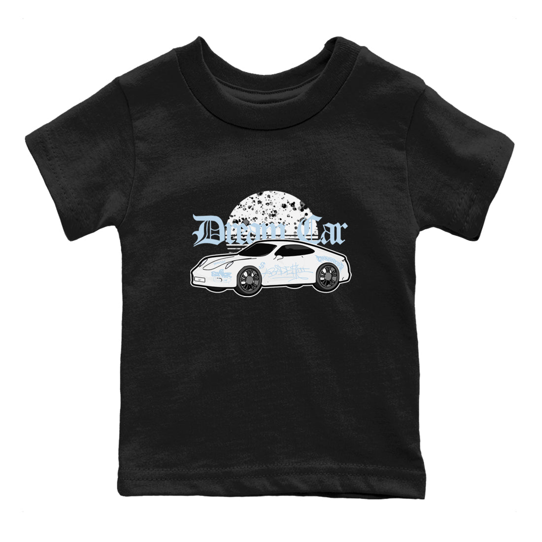 AJ6 White Black shirts to match jordans Dream Car sneaker match tees Air Jordan 6 White Black Drip Gear Zone streetwear brand Baby and Youth Black 2 cotton tee