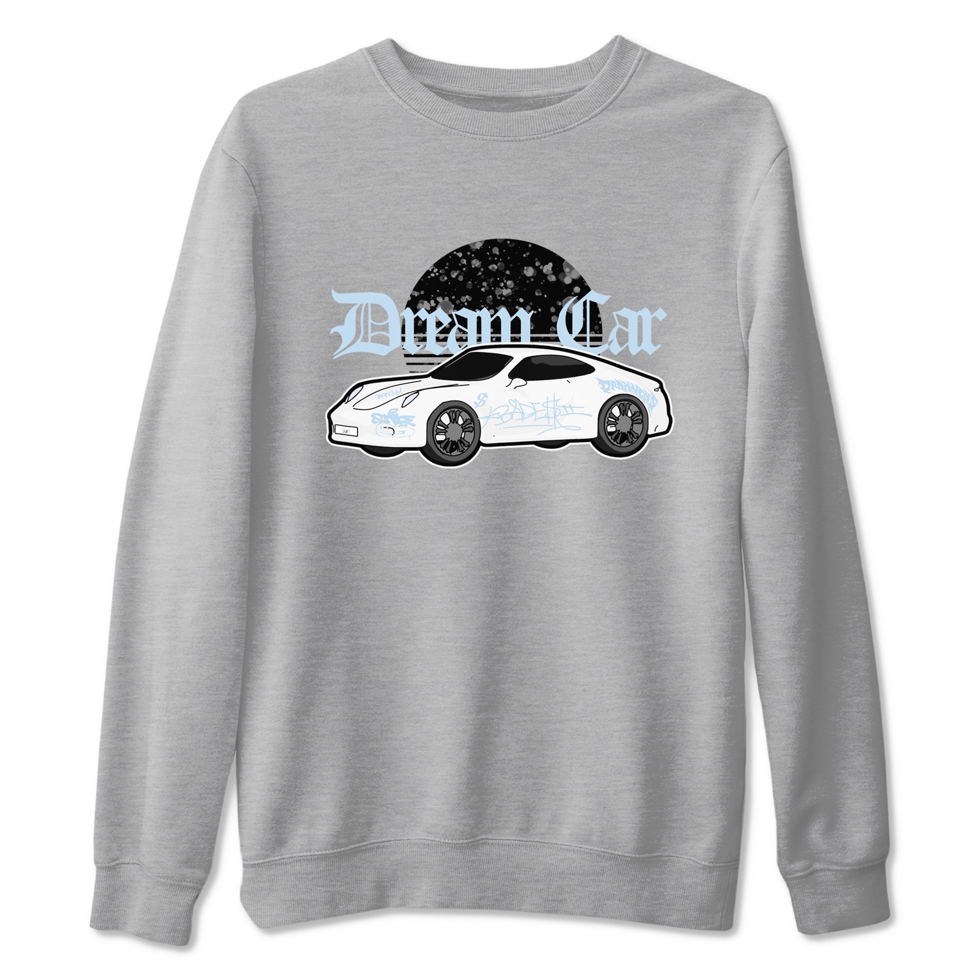 AJ6 White Black shirts to match jordans Dream Car sneaker match tees Air Jordan 6 White Black Drip Gear Zone streetwear brand Heather Grey 2 unisex cotton tee