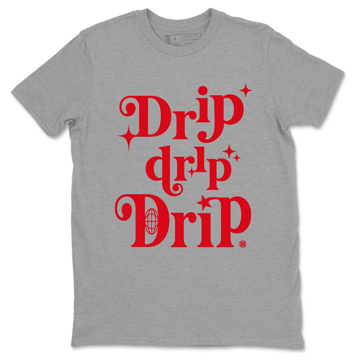 AE 1 Bred shirts to match jordans Drip Drip Drip sneaker match tees AE 1 Bred match shoes to clothes Drip Gear Zone unisex cotton Heather Grey 2 shirts