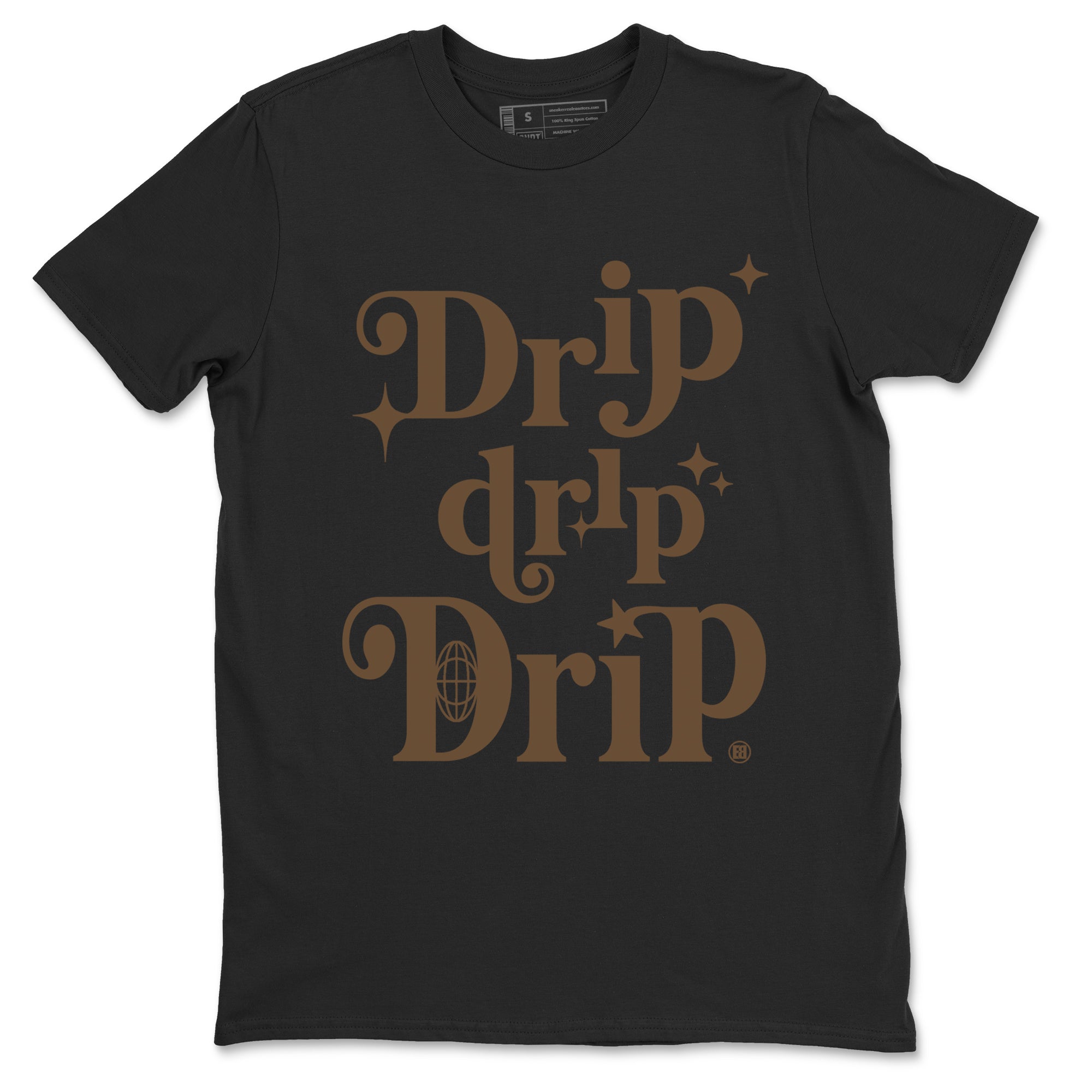 Jordan Jumpman Jack Travis Scott Dark Mocha shirts to match jordans Drip Drip Drip sneaker match tees Jordan Jumpman Jack Travis Scott Dark Mocha match shoes to clothes Drip Gear Zone unisex cotton Black 2 shirts