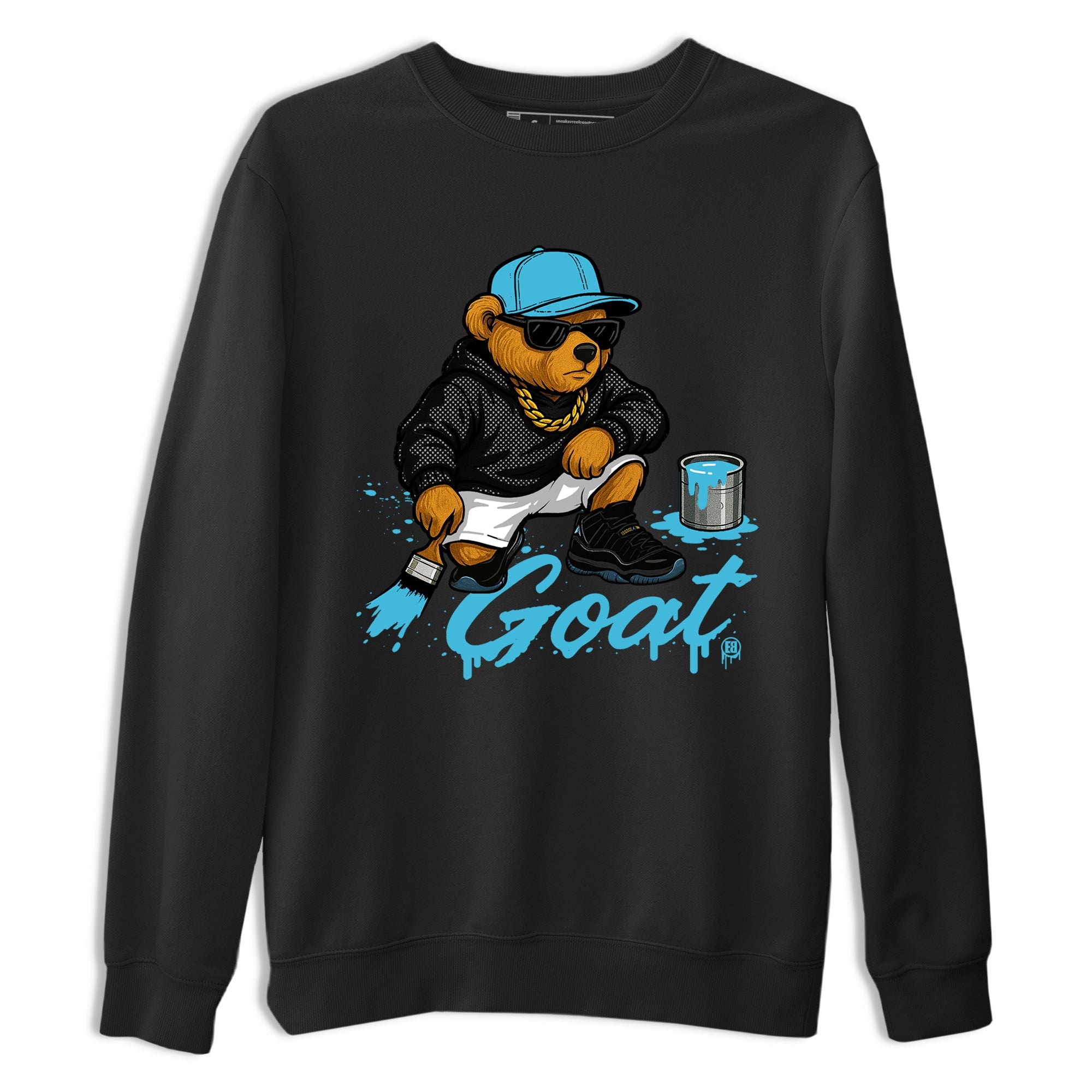Sneaker Threads  Sneaker Tees To Match Air Jordan 11 Retro Gamma  Drip the GOAT Graphic Tee Black 2. Perfect for Jordan releases 2025 colorways.