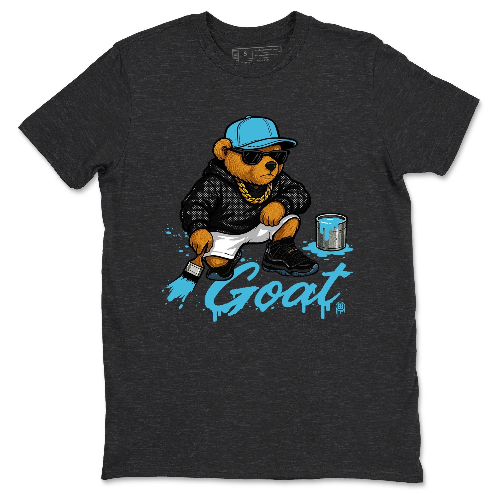 Sneaker Threads  Sneaker Tees To Match Air Jordan 11 Retro Gamma  Drip the GOAT Graphic Tee Charcoal Heather 2. Perfect for Jordan releases 2025 colorways.