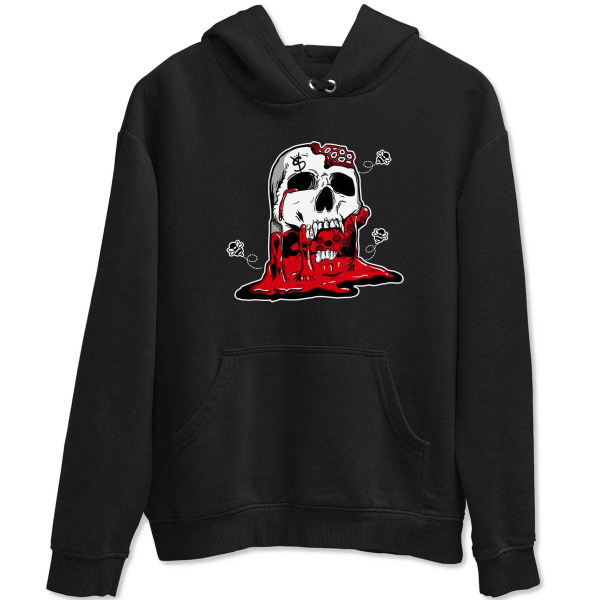 AE 1 Bred Shirts To Match Jordans Dripping Honey Skullhead sneaker match tees AE 1 Bred Tee Drip Gear Zone unisex cotton Black 2 crew neck shirts