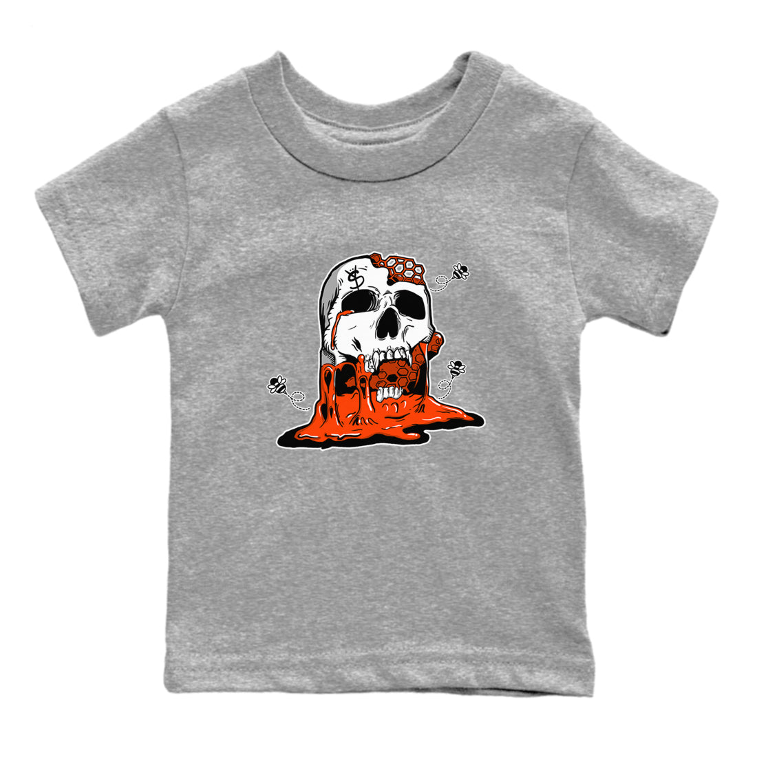 Air Max 1 OG '86 'Summit White and Cosmic Clay shirts to match jordans Dripping Honey Skullhead sneaker match tees Air Max 1 Cosmic Clay match shoes to clothes Drip Gear Zone Youth Baby Heather Grey 2 tee