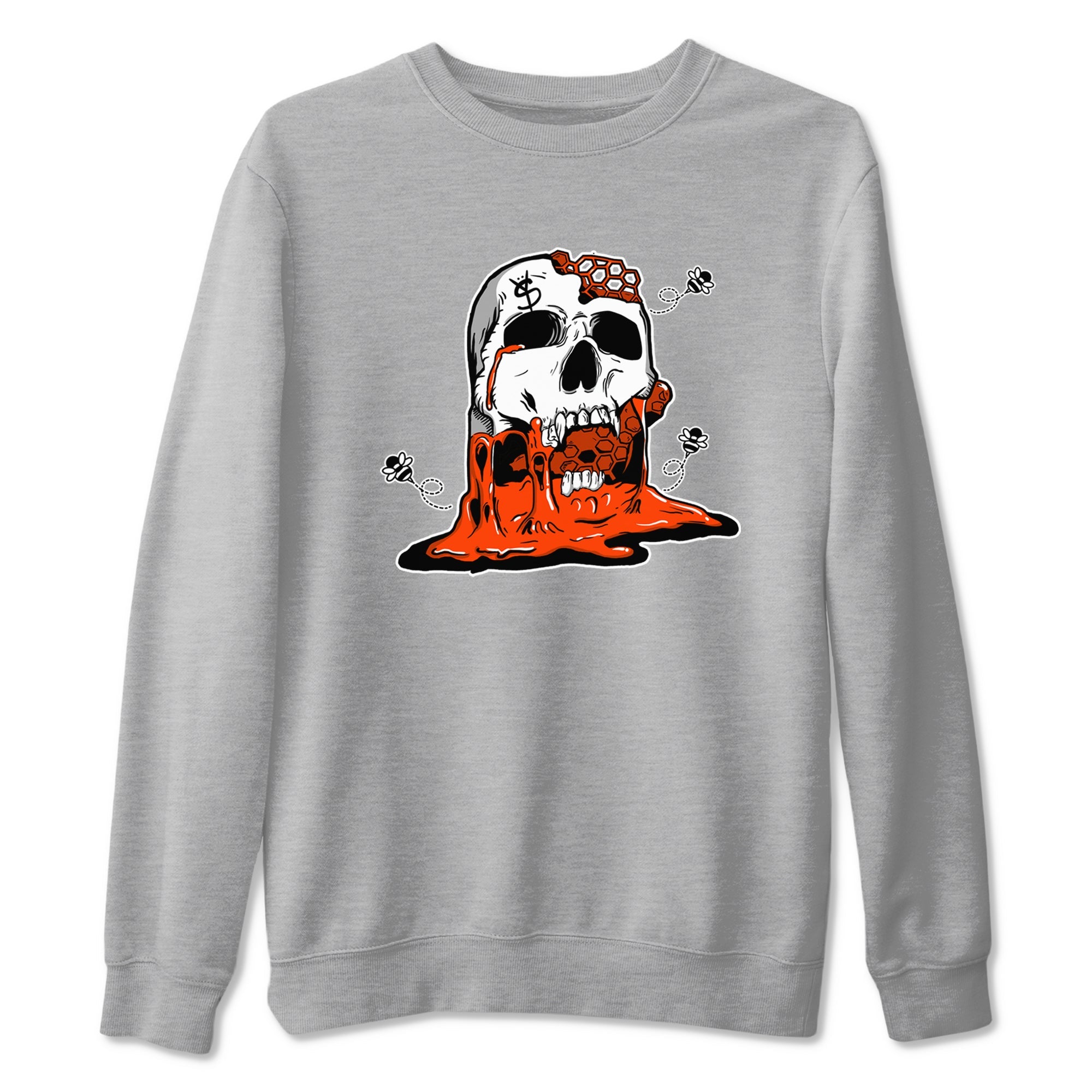 Air Max 1 OG '86 'Summit White and Cosmic Clay shirts to match jordans Dripping Honey Skullhead sneaker match tees Air Max 1 Cosmic Clay match shoes to clothes Drip Gear Zone unisex cotton Heather Grey 2 shirts