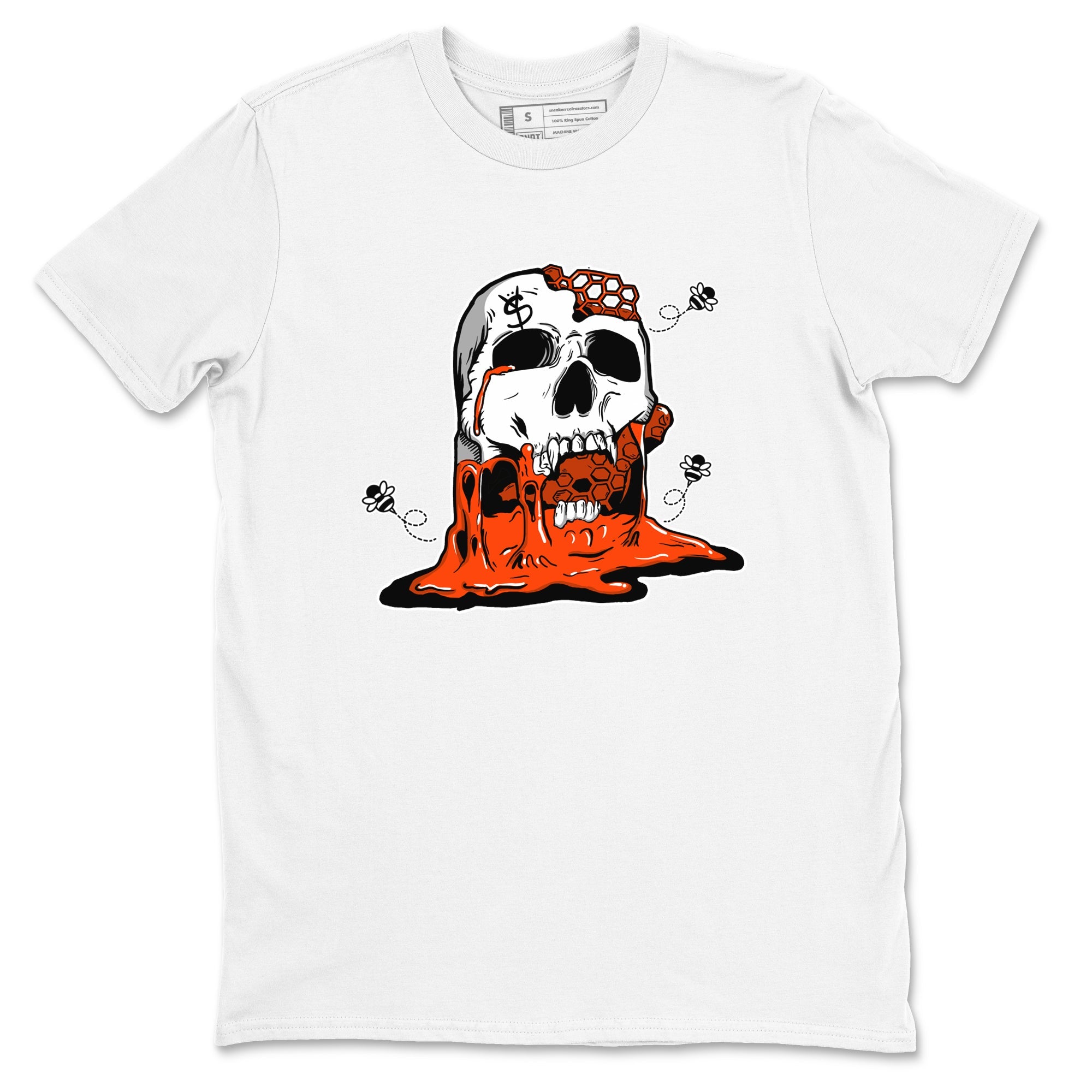 Air Max 1 OG '86 'Summit White and Cosmic Clay shirts to match jordans Dripping Honey Skullhead sneaker match tees Air Max 1 Cosmic Clay match shoes to clothes Drip Gear Zone unisex cotton White 2 shirts