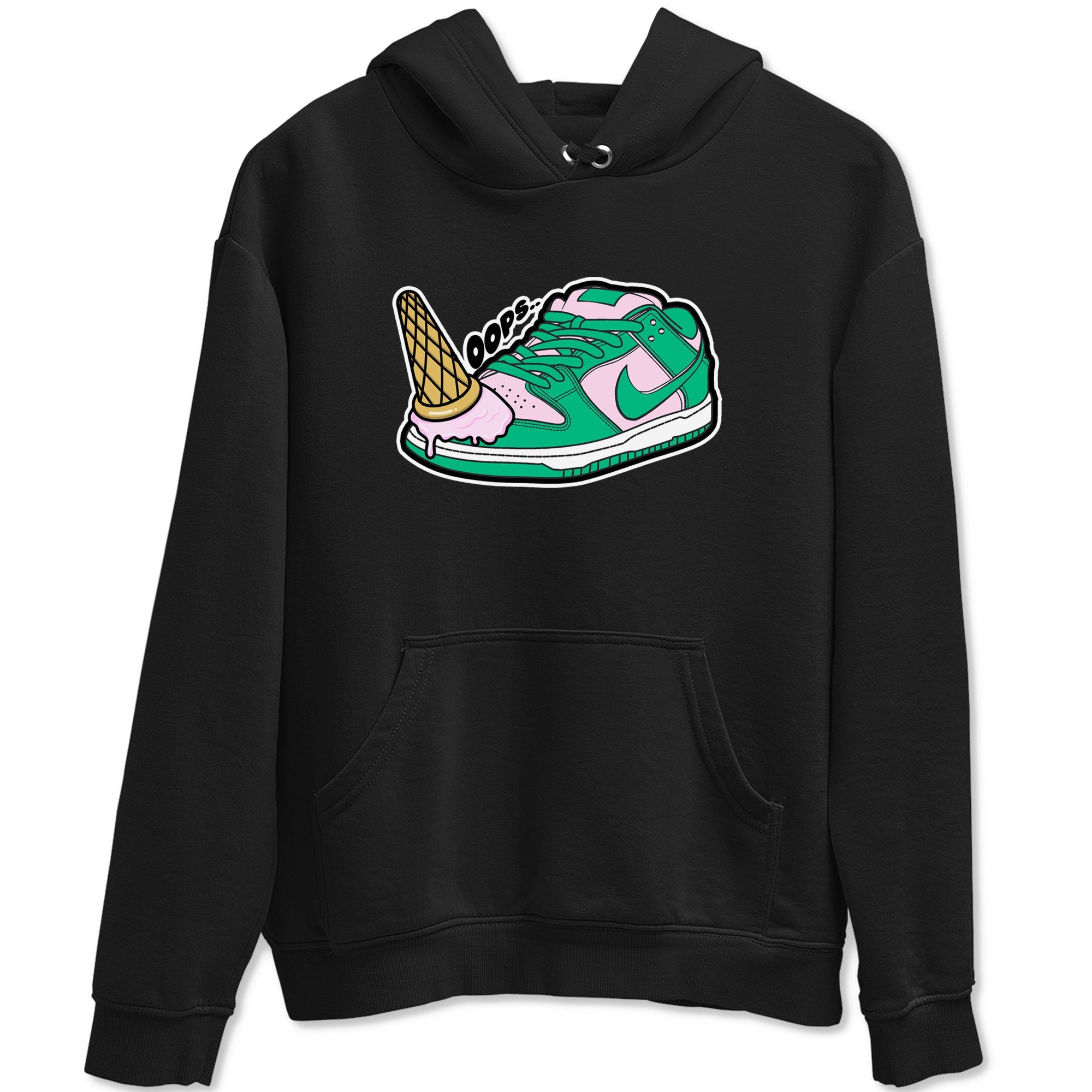 Dunk Low Medium Soft Pink Malachite shirt to match jordans Dropped Ice Cream sneaker tees Dunk Medium Soft Pink Malachite Drip Gear Zone unisex cotton Black 2 crew neck shirt