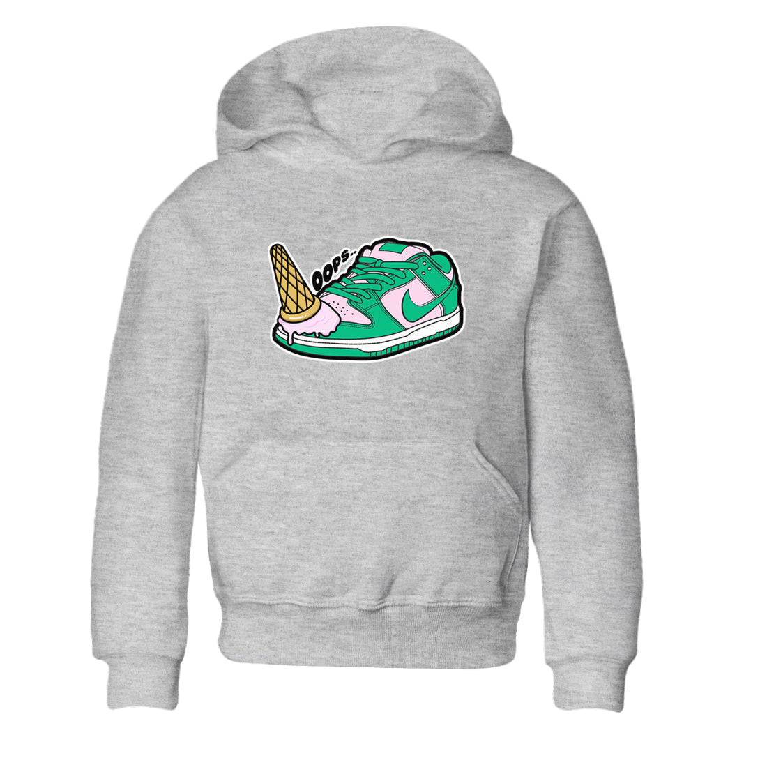 Dunk Low Medium Soft Pink Malachite shirt to match jordans Dropped Ice Cream sneaker tees Dunk Medium Soft Pink Malachite Drip Gear Zone baby toddler Heather Grey 2 cotton Shirt