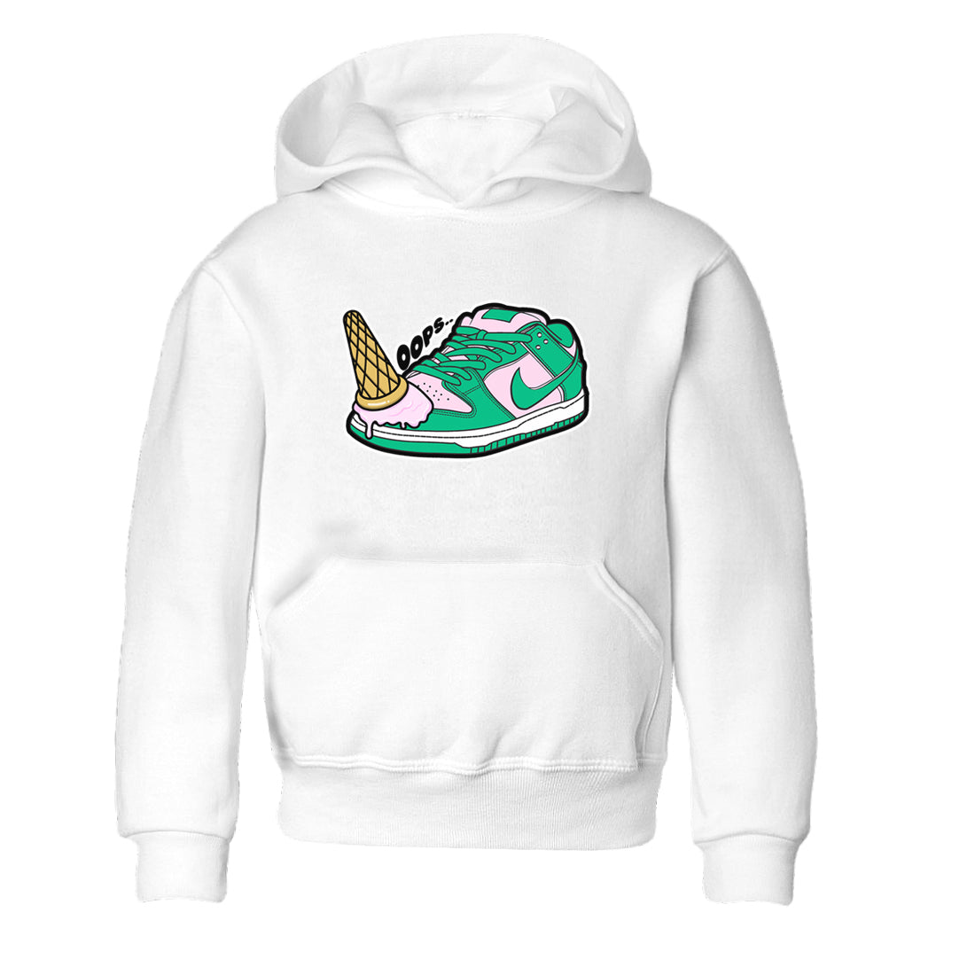 Dunk Low Medium Soft Pink Malachite shirt to match jordans Dropped Ice Cream sneaker tees Dunk Medium Soft Pink Malachite Drip Gear Zone baby toddler White 2 cotton Shirt