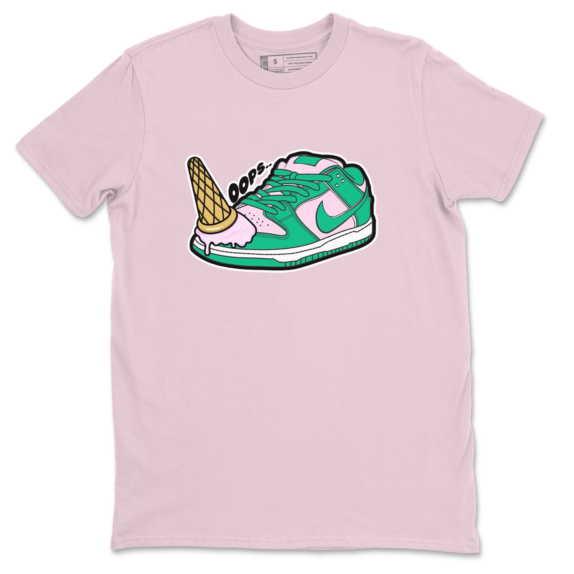 Dunk Low Medium Soft Pink Malachite shirt to match jordans Dropped Ice Cream sneaker tees Dunk Medium Soft Pink Malachite Drip Gear Zone unisex cotton Pink 2 crew neck shirt