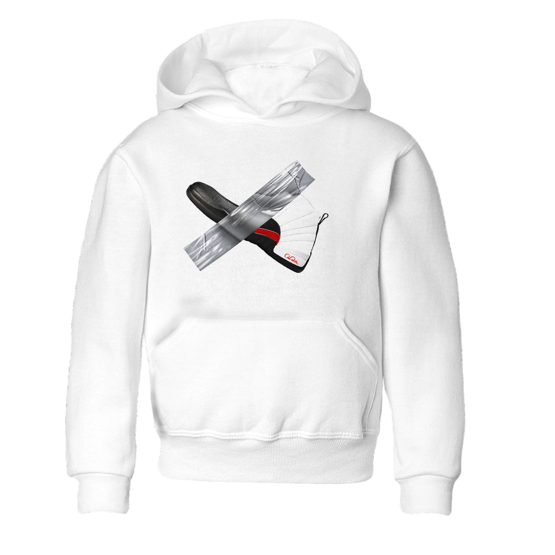 12s Taxi Flip shirts to match jordans Duct Tape sneaker match tees Air Jordan 12 Taxi Flip Drip Gear Zone streetwear brand Baby and Youth White 2 cotton tee