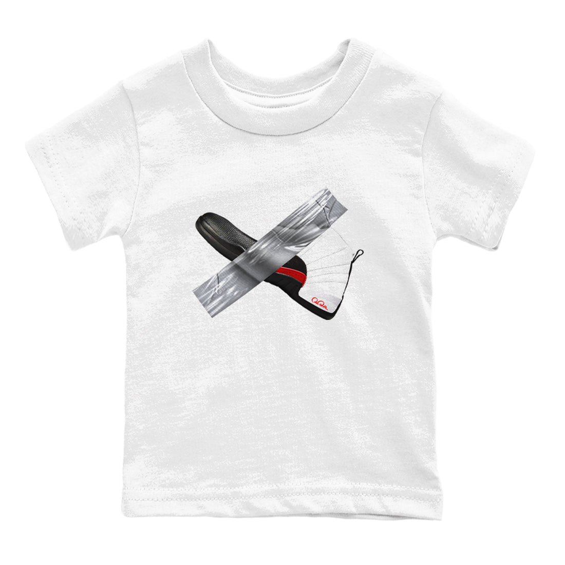 12s Taxi Flip shirts to match jordans Duct Tape sneaker match tees Air Jordan 12 Taxi Flip Drip Gear Zone streetwear brand Baby and Youth White 2 cotton tee