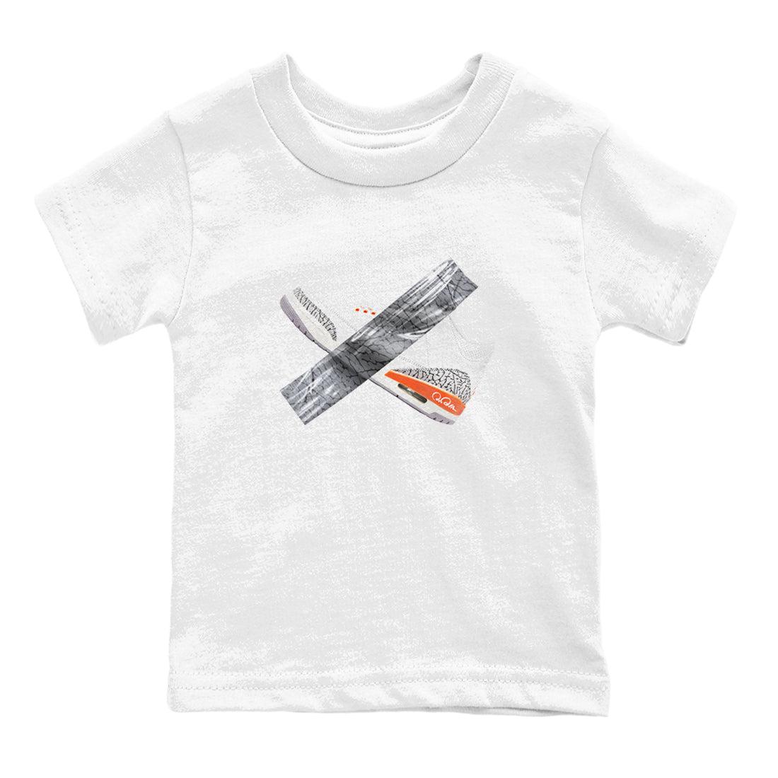 3s Georgia Peach shirt to match jordans Duct Tape sneaker tees Air Jordan 3 Georgia Peach Drip Gear Zone baby toddler White 2 cotton Shirt