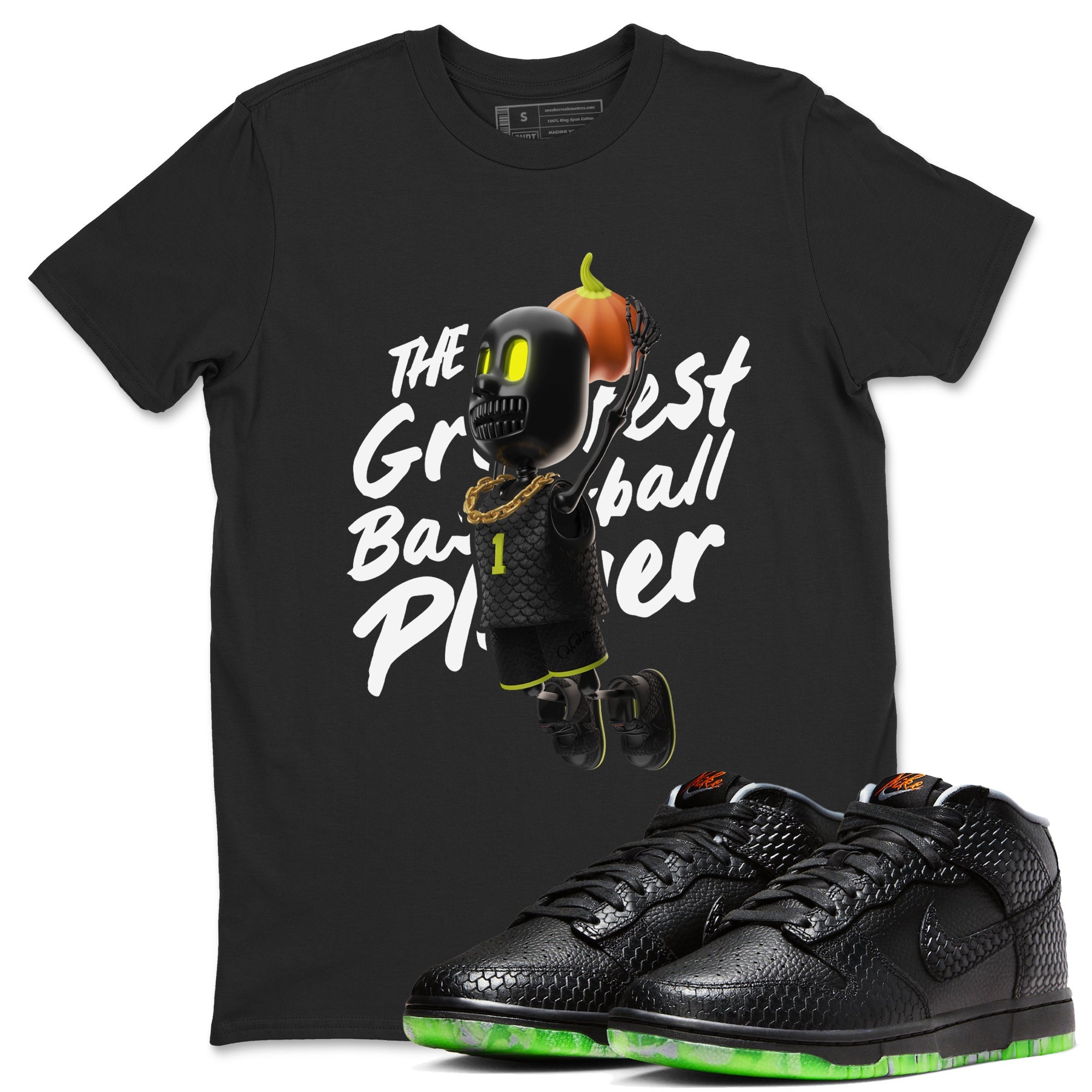 Dunk Halloween shirt to match jordans Dunkshot Boy sneaker tees Halloween Night NikeDunk Halloween Drip Gear Zone Unisex Black 1 T-Shirt