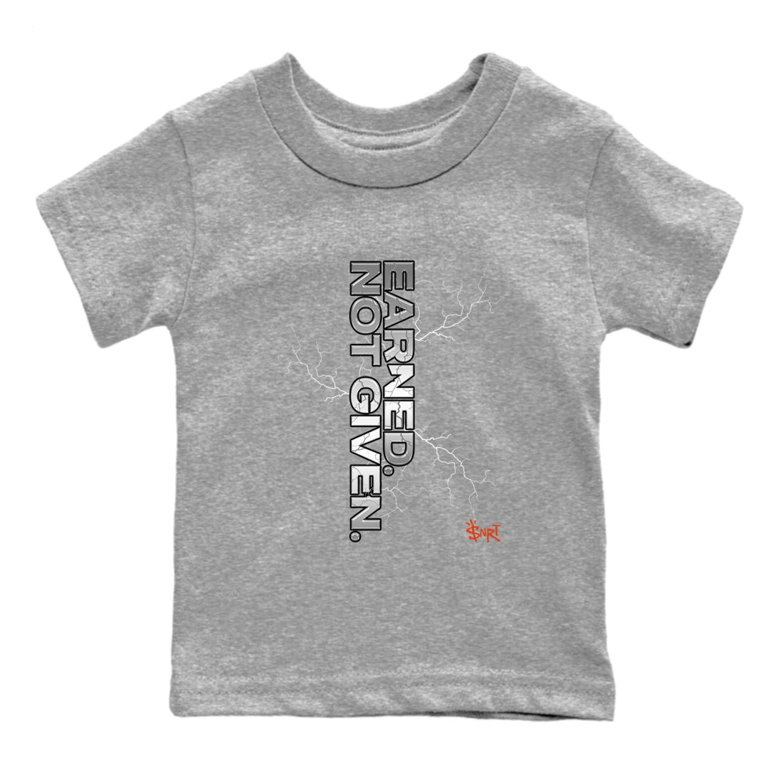 Foams One Jin shirts to match jordans Earned Not Given sneaker match tees Air Foamposite One Jin match shoes to clothes Drip Gear Zone Youth Baby Heather Grey 2 tee