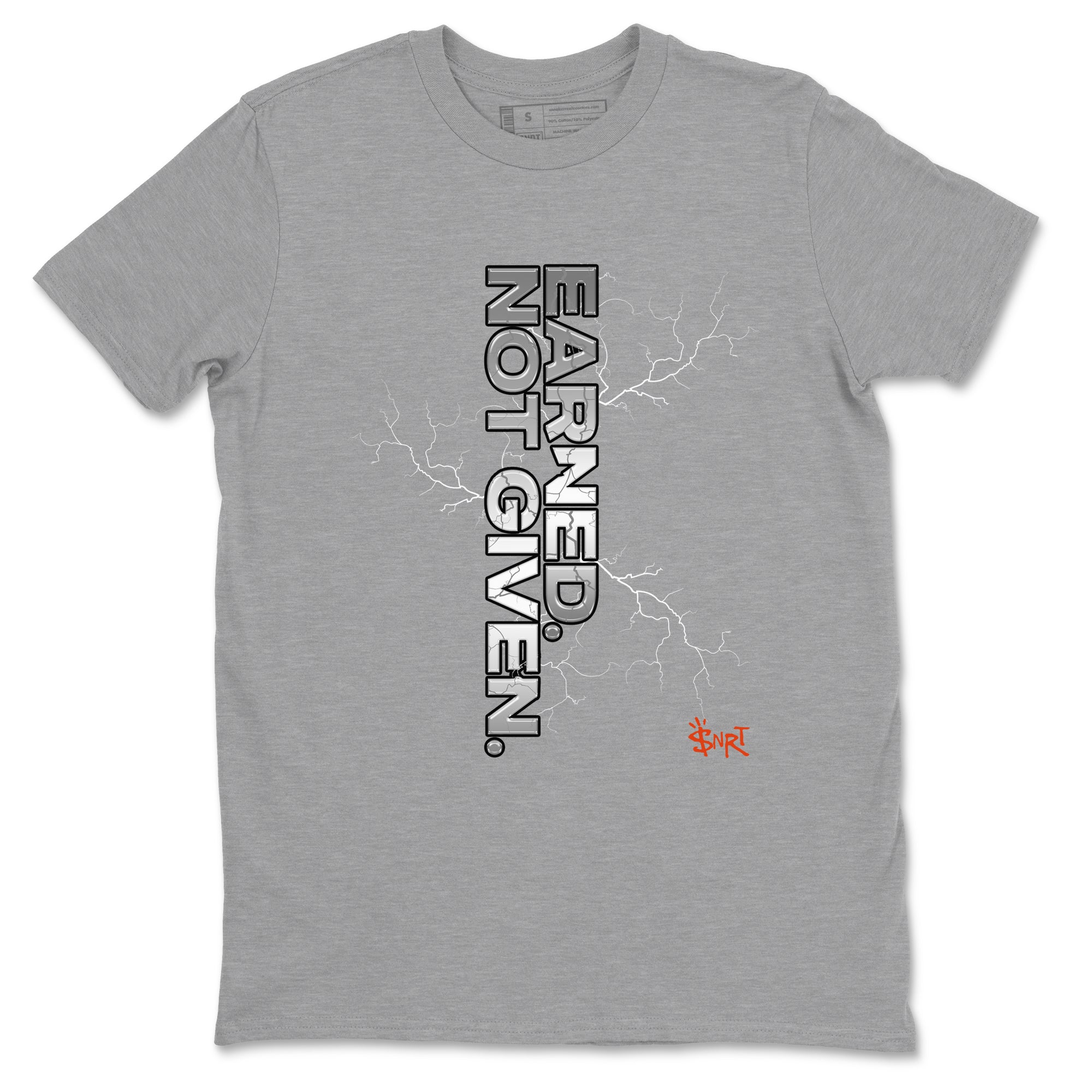 Foams One Jin shirts to match jordans Earned Not Given sneaker match tees Air Foamposite One Jin match shoes to clothes Drip Gear Zone unisex cotton Heather Grey 2 shirts
