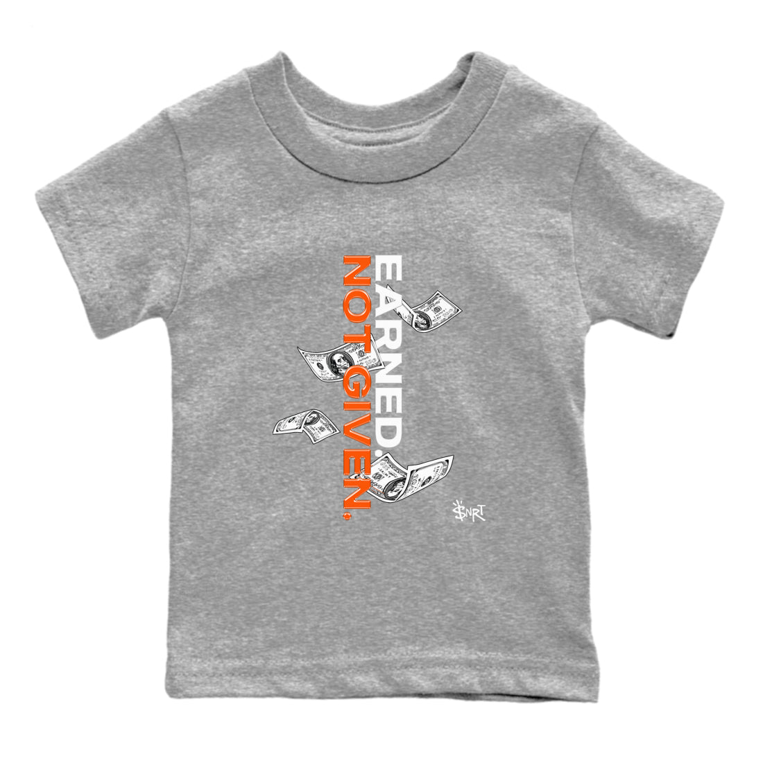 Air Max 1 OG '86 'Summit White and Cosmic Clay shirts to match jordans Earned Not Given sneaker match tees Air Max 1 Cosmic Clay match shoes to clothes Drip Gear Zone Youth Baby Heather Grey 2 tee