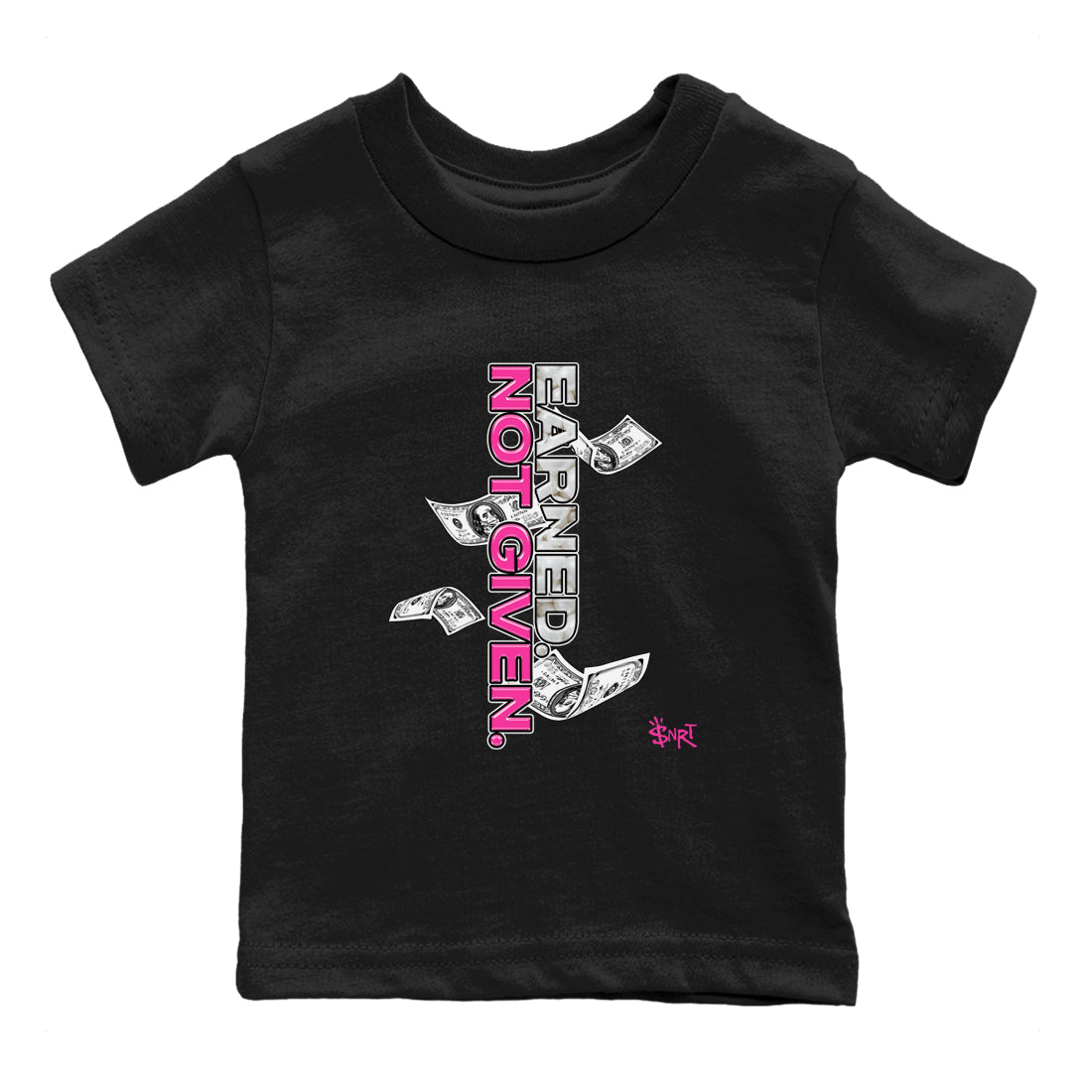 Nike KD 4 Retro Aunt Pearl shirts to match jordans Earned Not Given sneaker match tees Nike KD 4 Aunt Pearl match shoes to clothes Drip Gear Zone Youth Baby Black 2 tee
