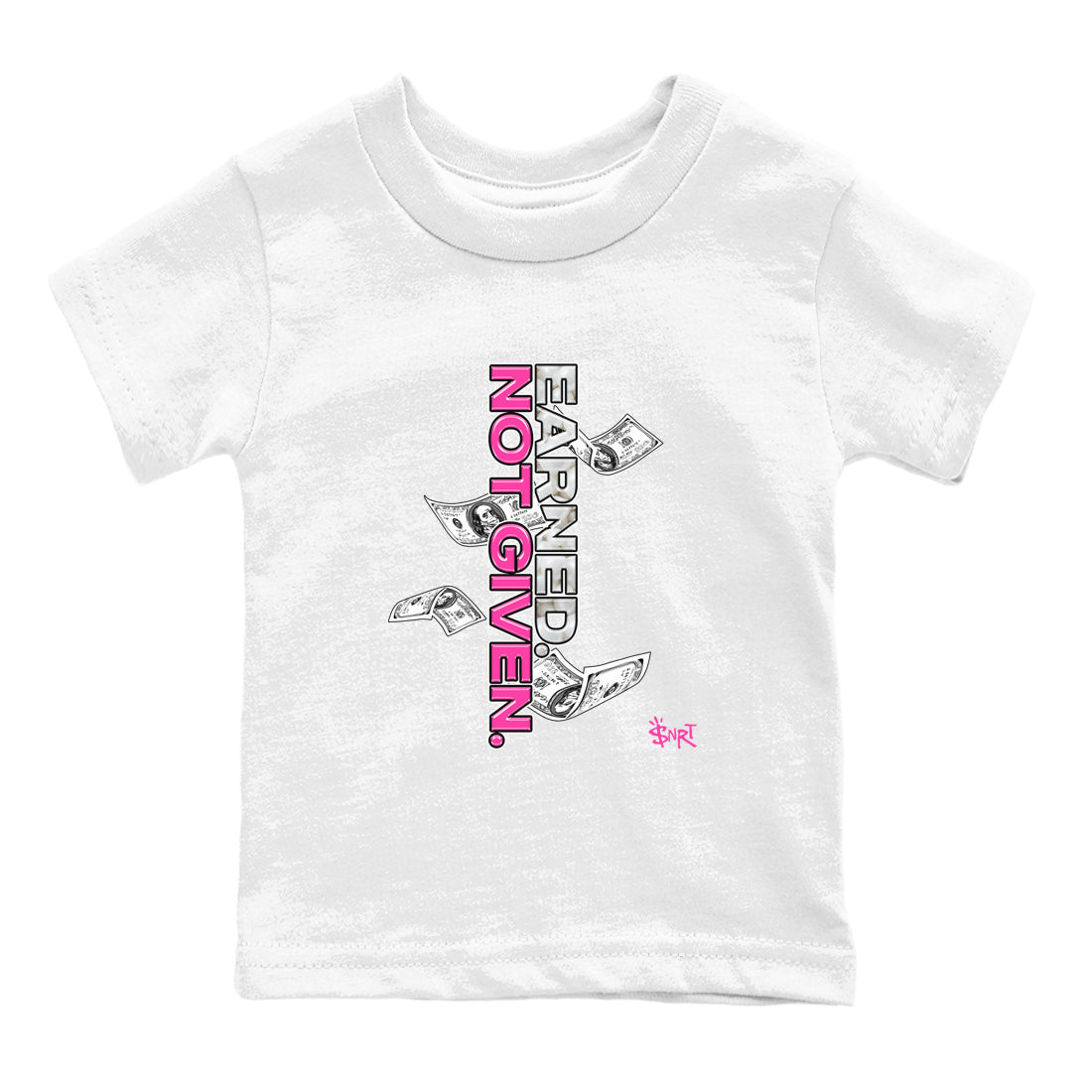Nike KD 4 Retro Aunt Pearl shirts to match jordans Earned Not Given sneaker match tees Nike KD 4 Aunt Pearl match shoes to clothes Drip Gear Zone Youth Baby White 2 tee